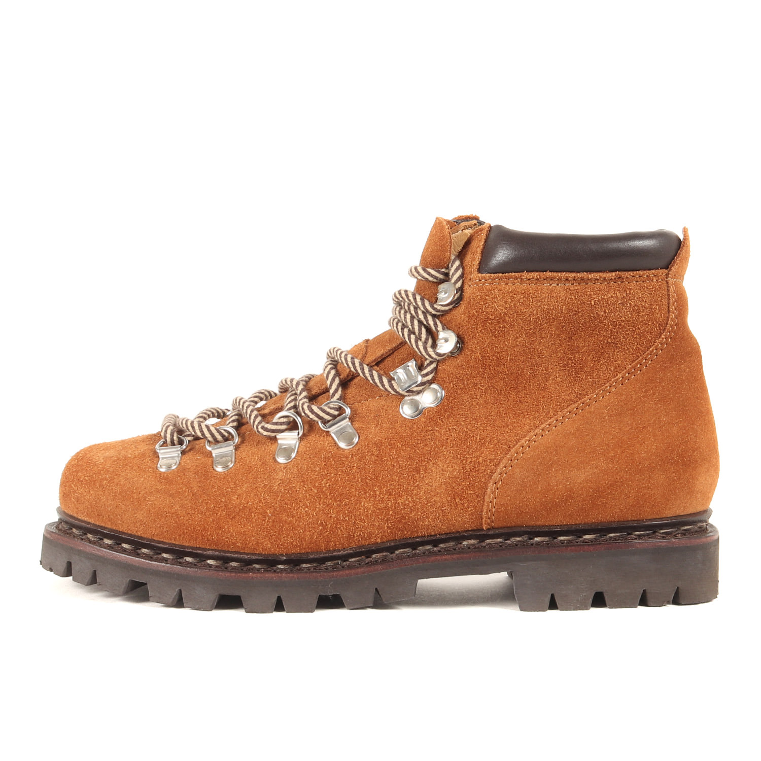 スエード レザー シューズ ノンネイティブ Paraboot パラブーツ ブーツ ノンネイティブ×パラブーツのコラボシューズ、ボリューム感ある