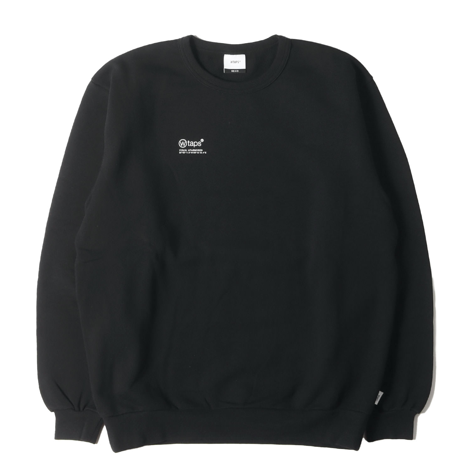 WTAPS ブラック クルーネック トレーナー サイズX 04 WTAPS × Champion クルーネック トレーナー ブラック