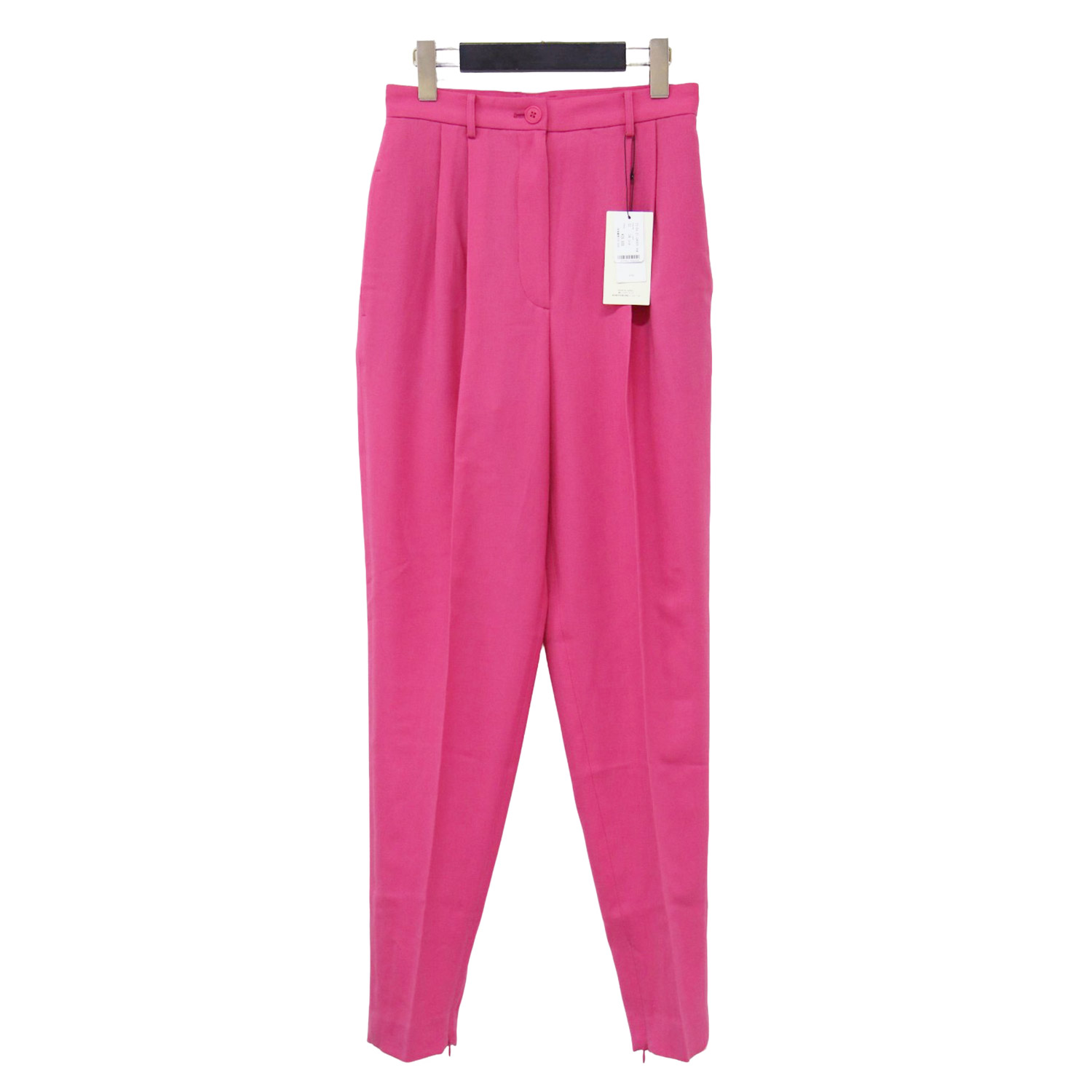 楽天市場】DRAWER ドゥロワー パンツ リネン テーパード ピンク 40(L