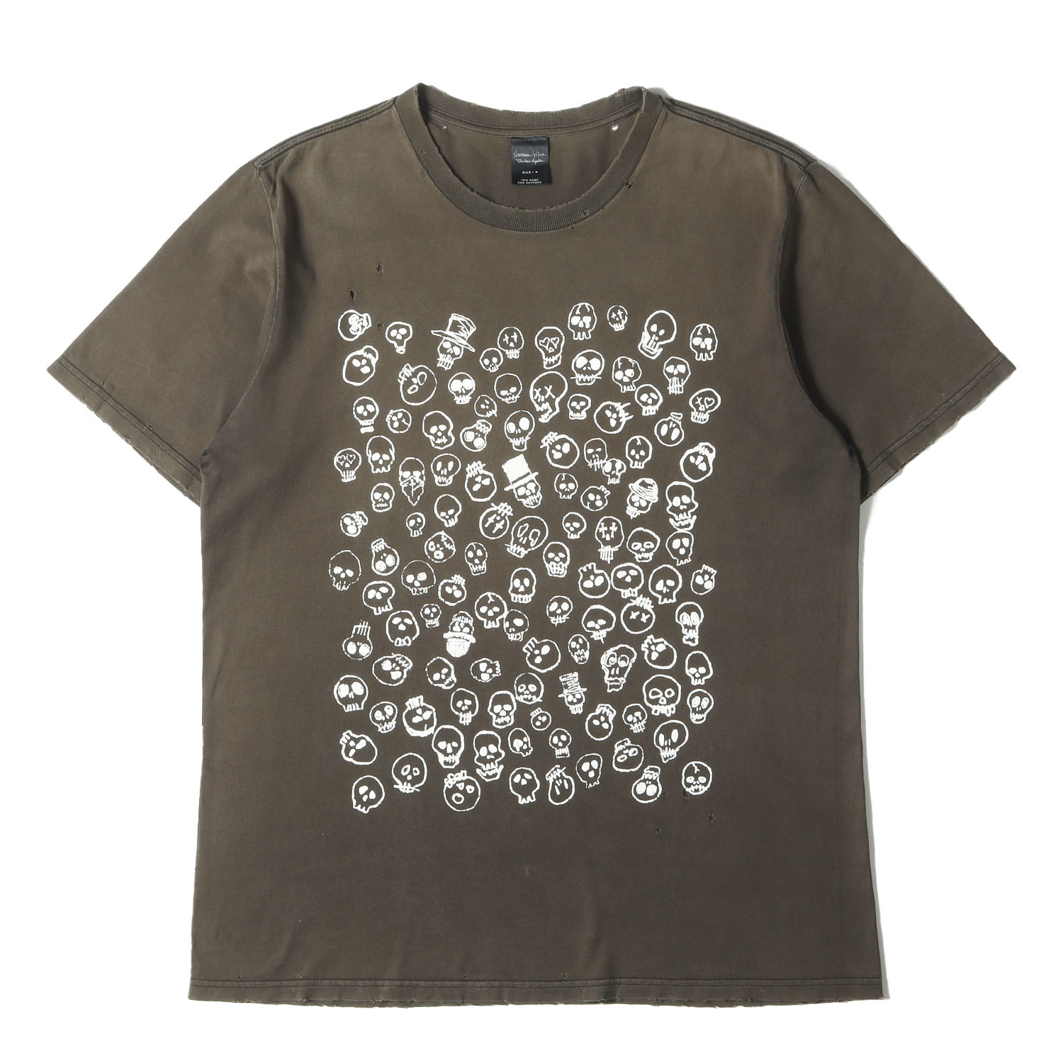 06SS ナンバーナイン NUMBER(N)INE タイダイ　ドクロ　スカル NUMBER (N)INE - NUMBER(N)INE スカルTシャツの通販 by あー