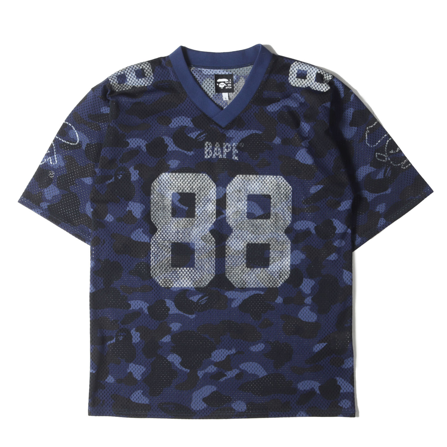 エイプTシャツ ブラックグリーン 迷彩 Lサイズ 1b91c42459bbd7003338b44ae891c7