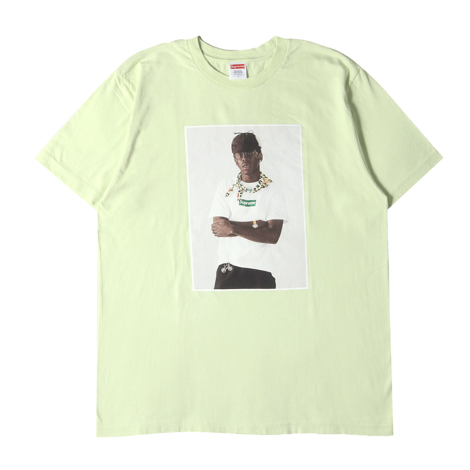 Supreme シュプリーム Tシャツ サイズ:L / 24AW タイラー・ザ・クリエイター フォト クルーネック Tシャツ (Tyler The Creator Tee) / ペールミント / トップス カットソー 半袖【メンズ】【中古】【美品】【K4786】