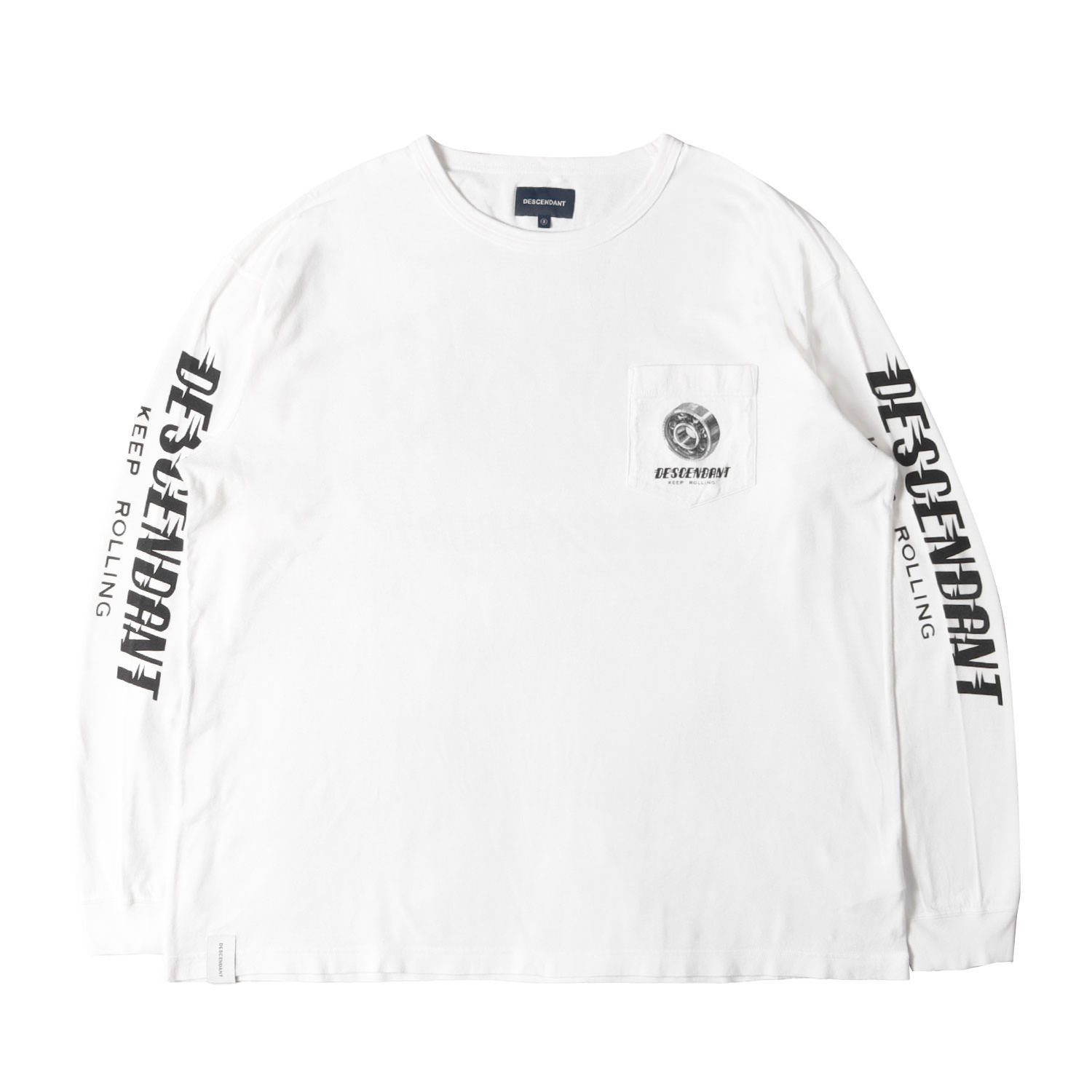 DESCENDANT ロングTシャツ　ロンT　ディセンダント DESCENDANT ディセンダント 23AW STRAIN BERTH LS 232ATDS-CSM09
