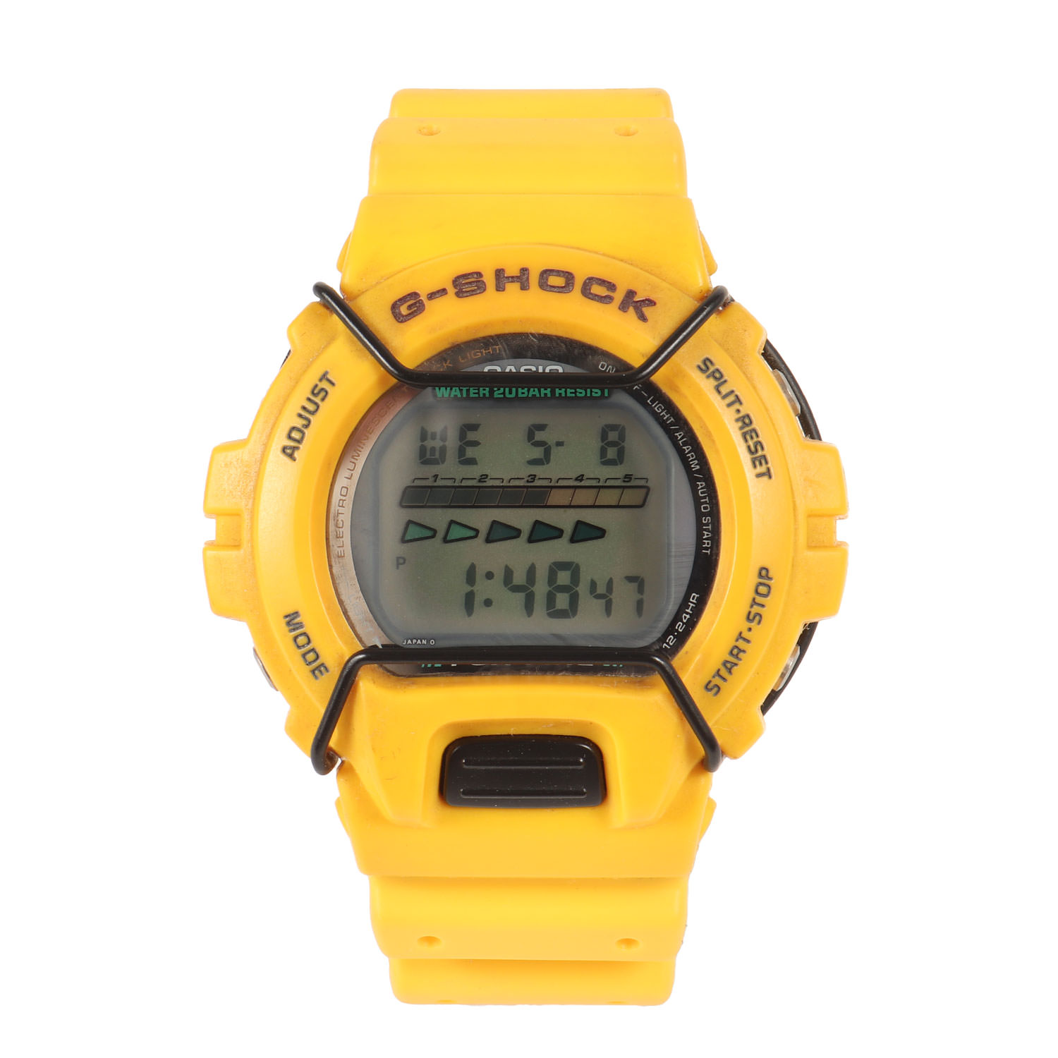 G-SHOCK ジーショック 90s FOX FIRE / フォックスファイアー DW-6630B-9 腕時計 / ウォッチ / イエロー / CASIO カシオ / ファッション アイテム 小物【メンズ】【中古】【K4858】｜ブランド古着のBEEGLE by Boo-Bee