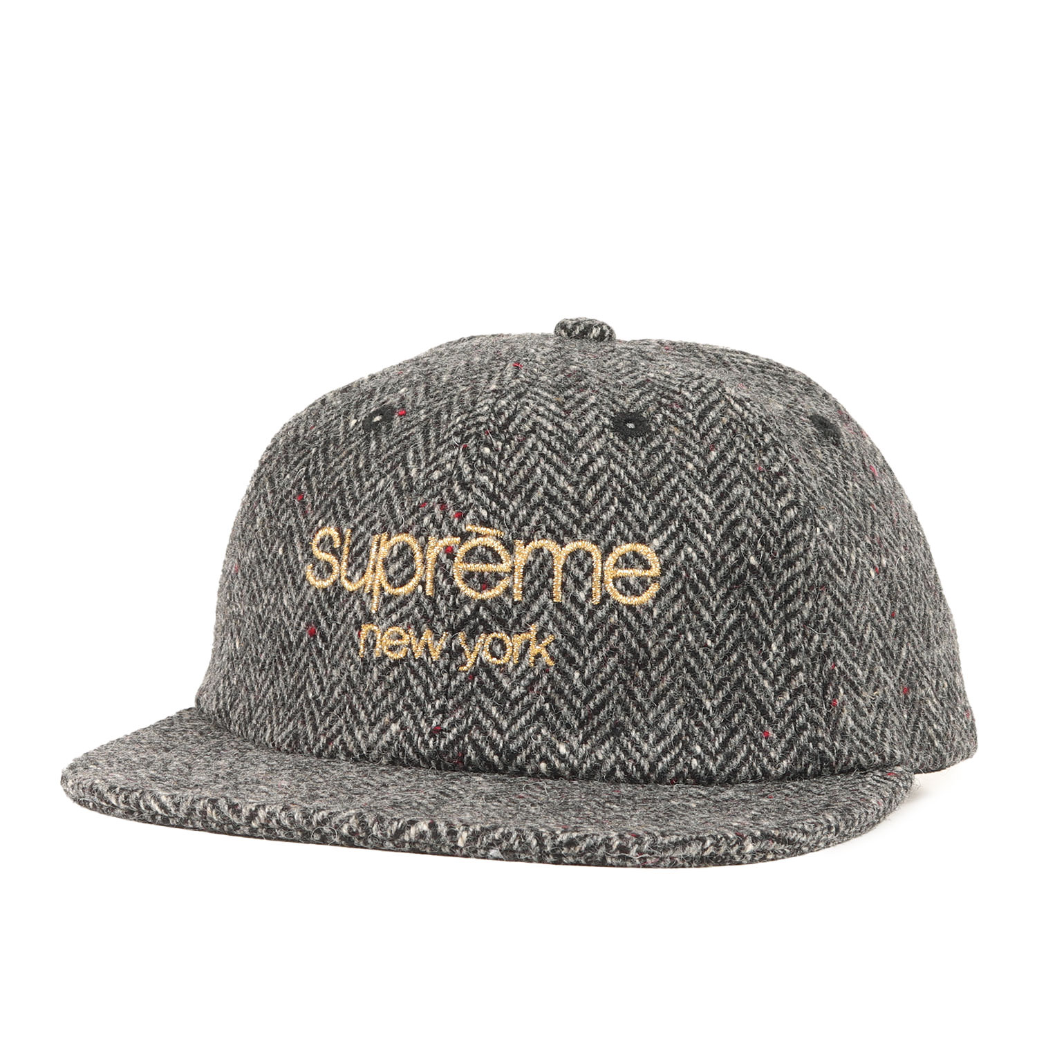 Supreme ハリスツイード グレーキャップ シュプリーム SUPREME × ハリスツイード Harris Tweed ボックス