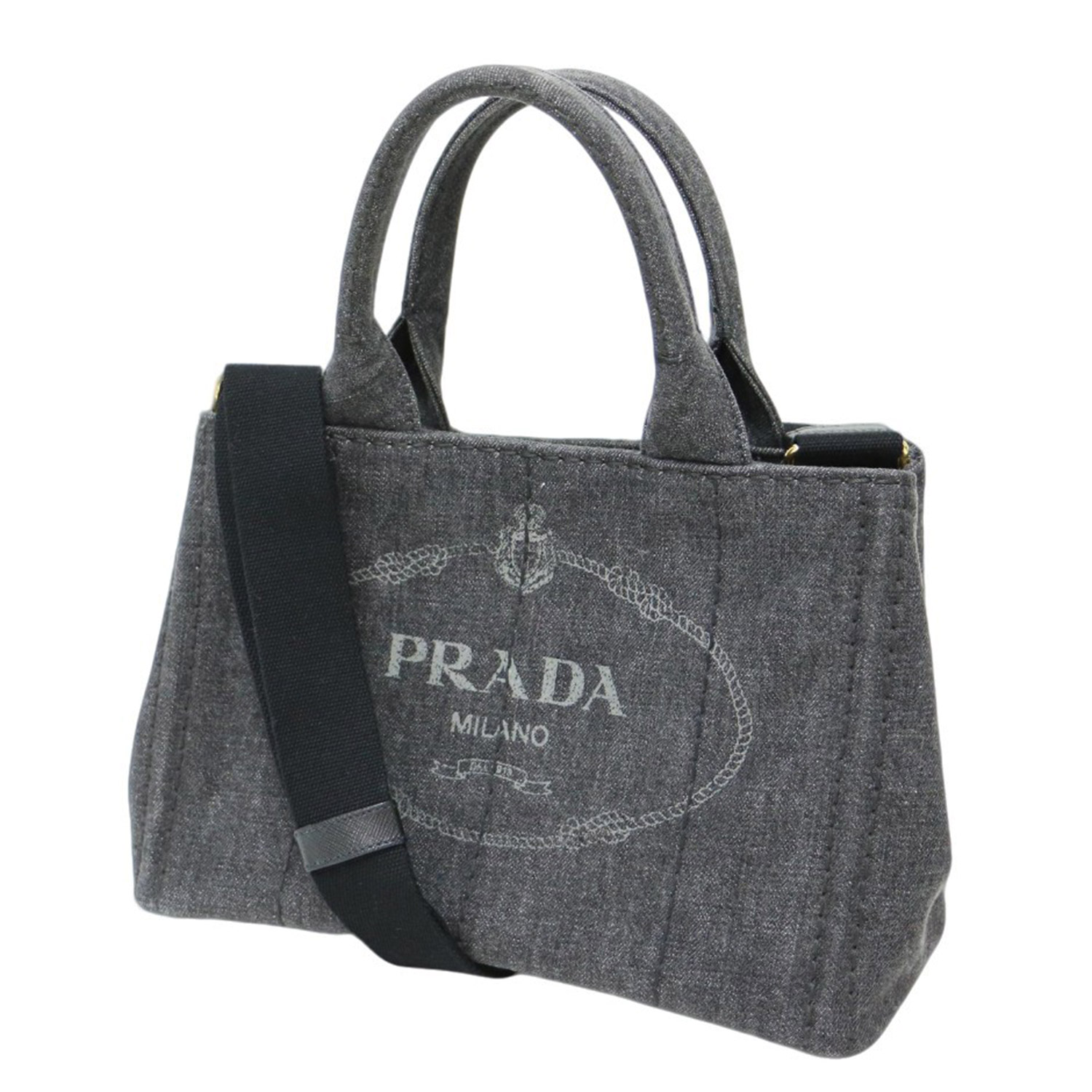 プラダ カナパ PRADA 2way ショルダーバッグ 1BG439 デニム S 050997_1.jpg
