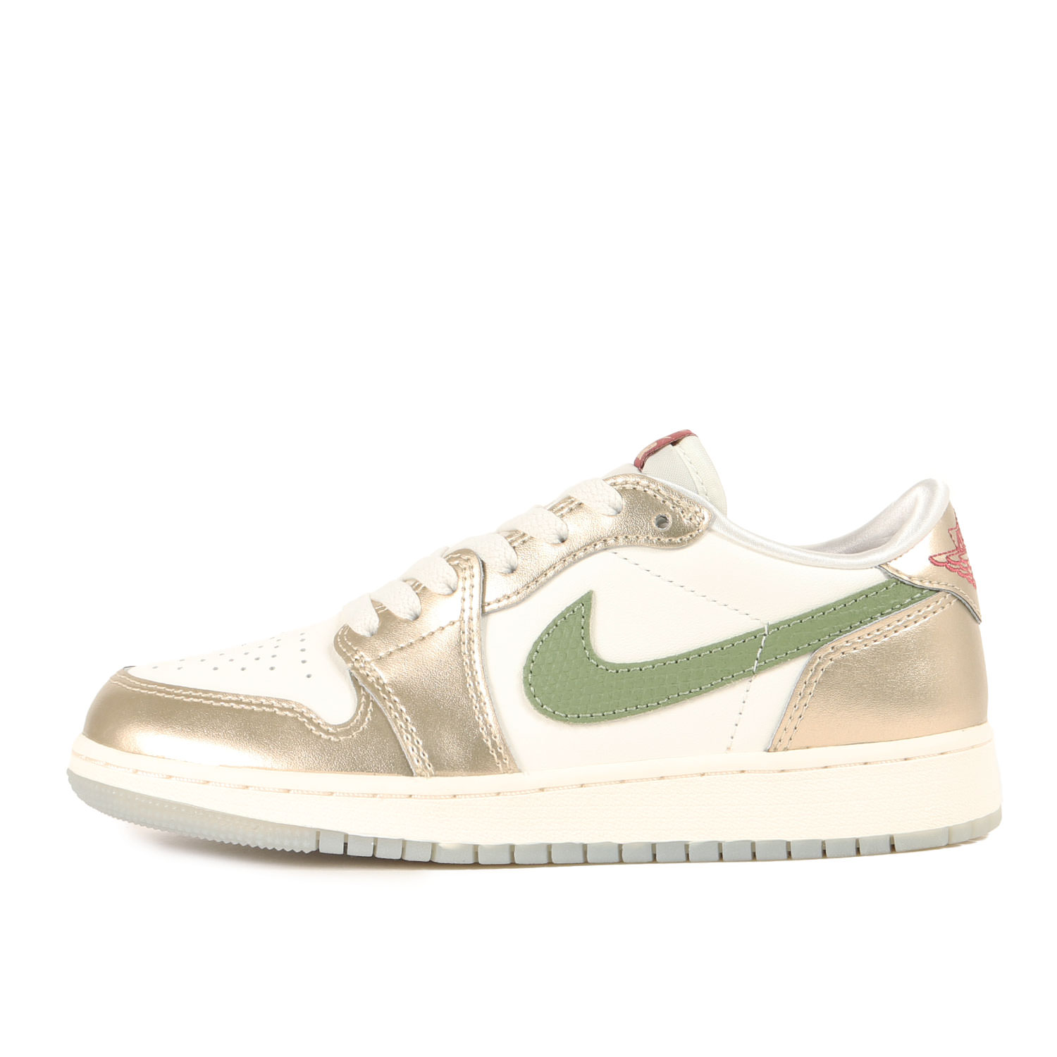 NIKE ナイキ サイズ:23.0cm / AIR JORDAN 1 RTR LOW OG CNY GS CHINESE NEW YEAR (FQ6593-100) / エアジョーダン1 ロー チャイニーズ ニューイヤー / セイル オイルグリーン / US4Y / ローカット スニーカー シューズ 靴【メンズ】【K4807】