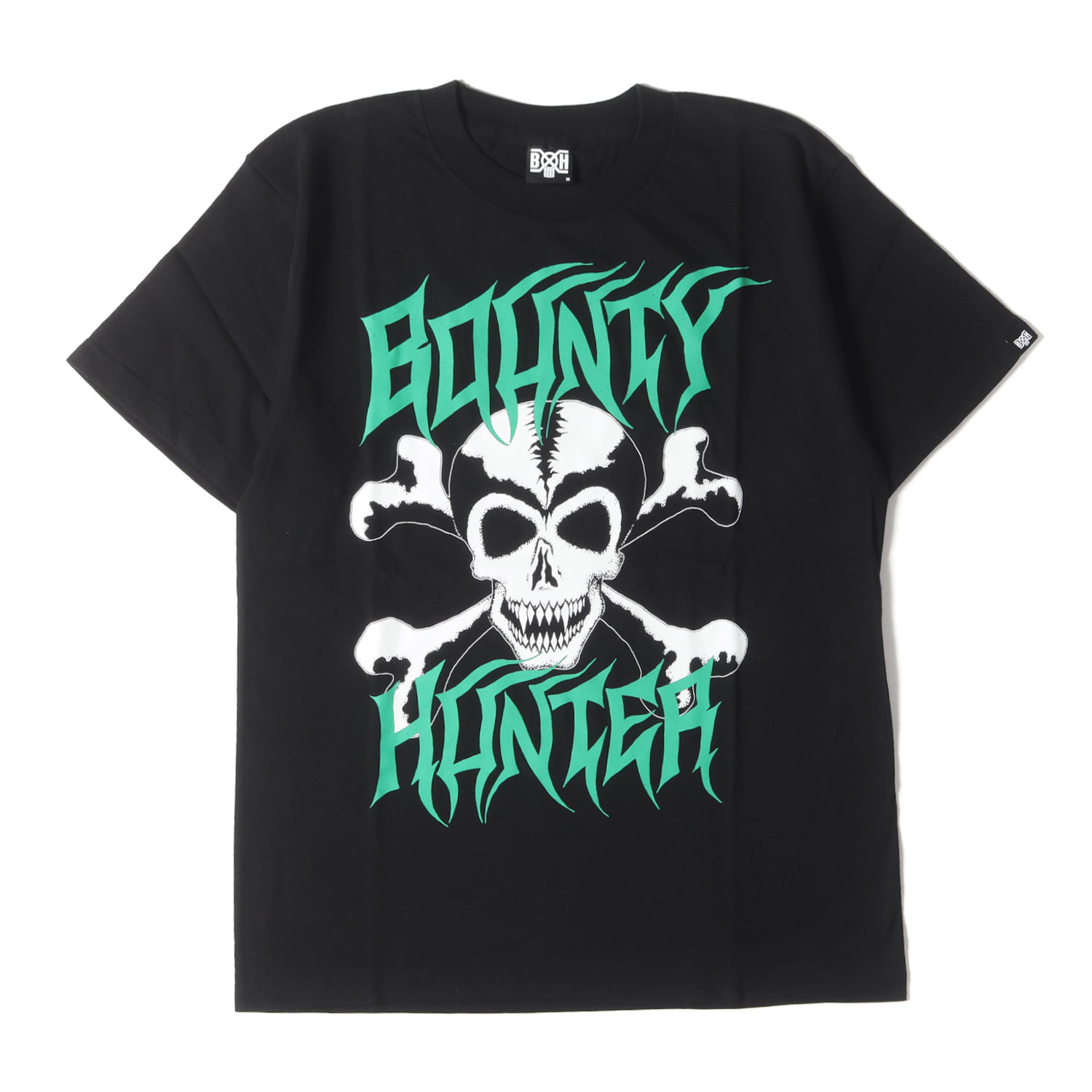 BOUNTY HUNTER バウンティーハンター Tシャツ サイズ:M / エクセル パロディーロゴ クルーネック Tシャツ / ブラック 黒 / トップス カットソー 半袖【メンズ】【K4858】｜ブランド古着のBEEGLE by Boo-Bee