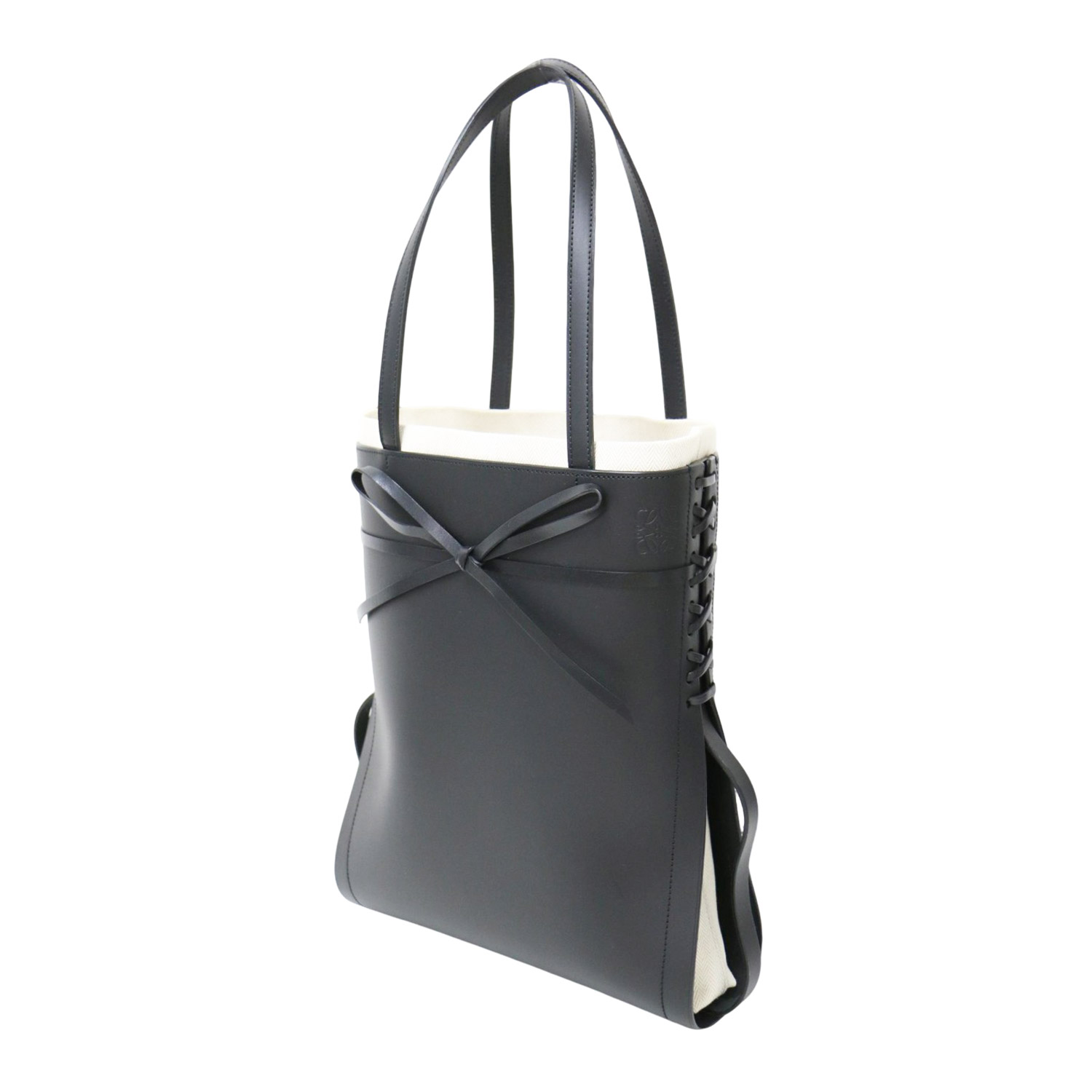 【LOEWE】ムートン コンバーチブル ラージトートバッグ LOEWE Puzzle レザー コンバーチブル ミディアム トートバッグ