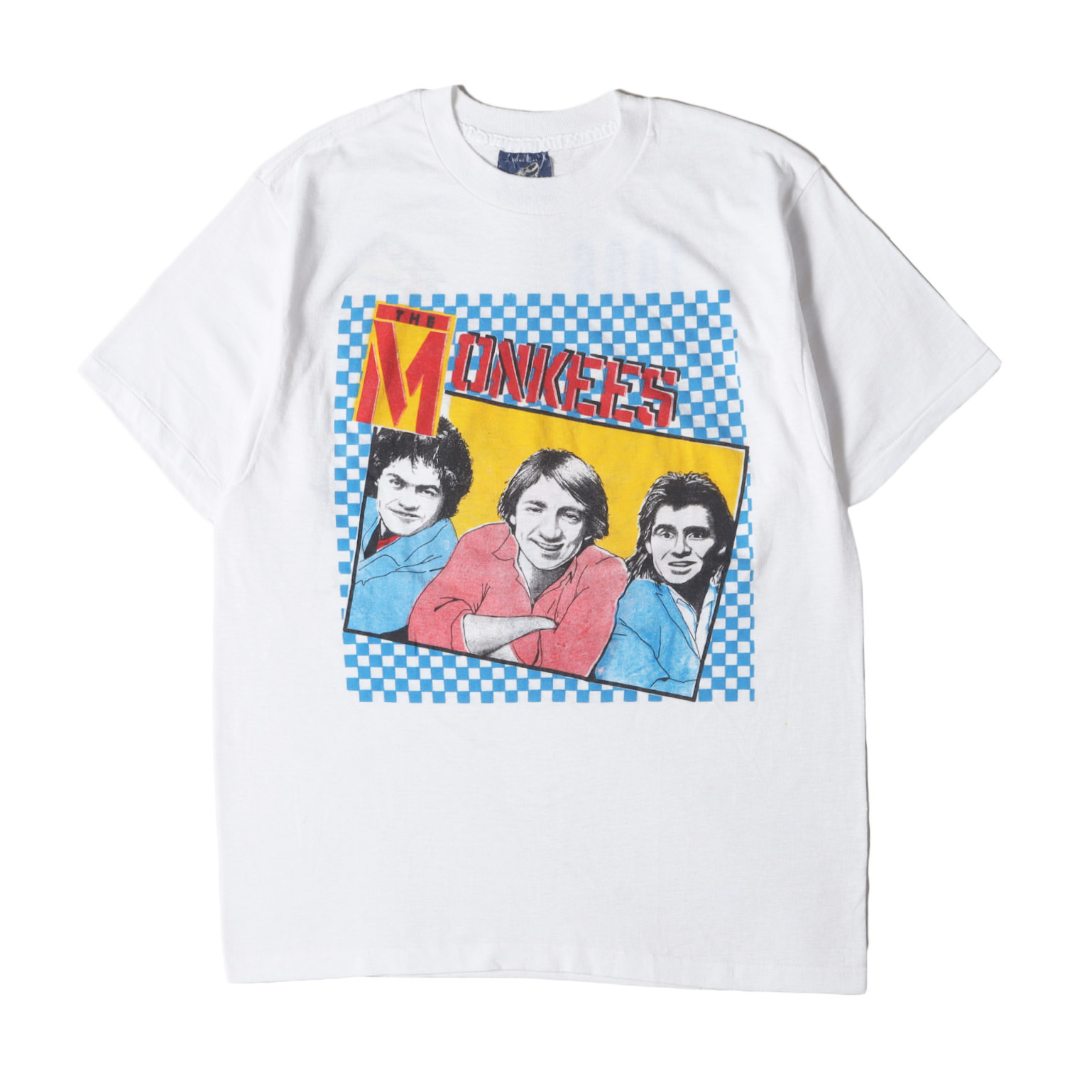 Vintage Music Item / 80s The Monkees Concert Tour Tシャツ (SNEAKERSボディ / USA製) / ホワイト 白 / サイズ:L / 80年代 ヴィンテージ 古着 / トップス カットソー 半袖【メンズ】【中古】【K4805】