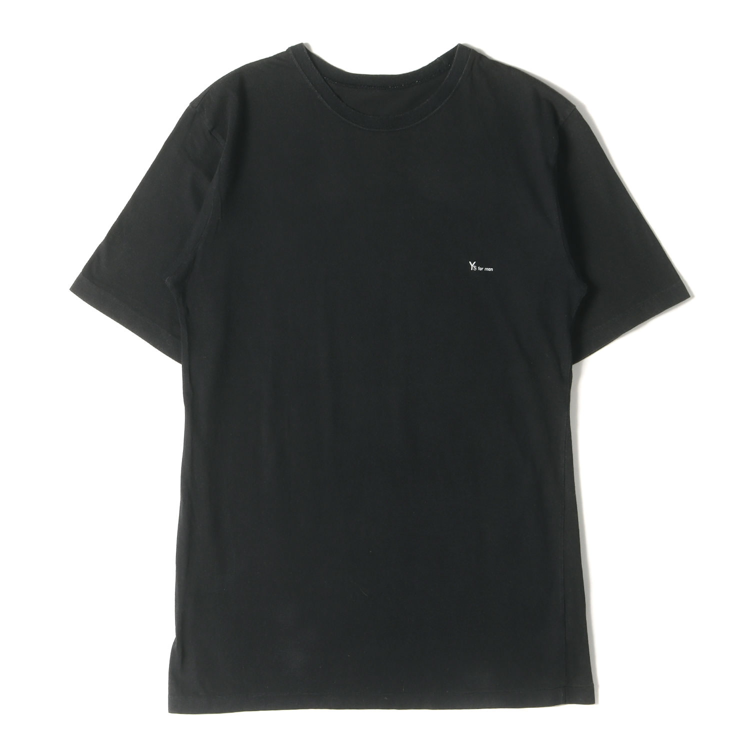Y3 ヨウジヤマモトヴィンテージ加工オーバーサイズロゴTシャツ黒L Y3 ヨウジヤマモトヴィンテージ加工オーバーサイズロゴTシャツ黒