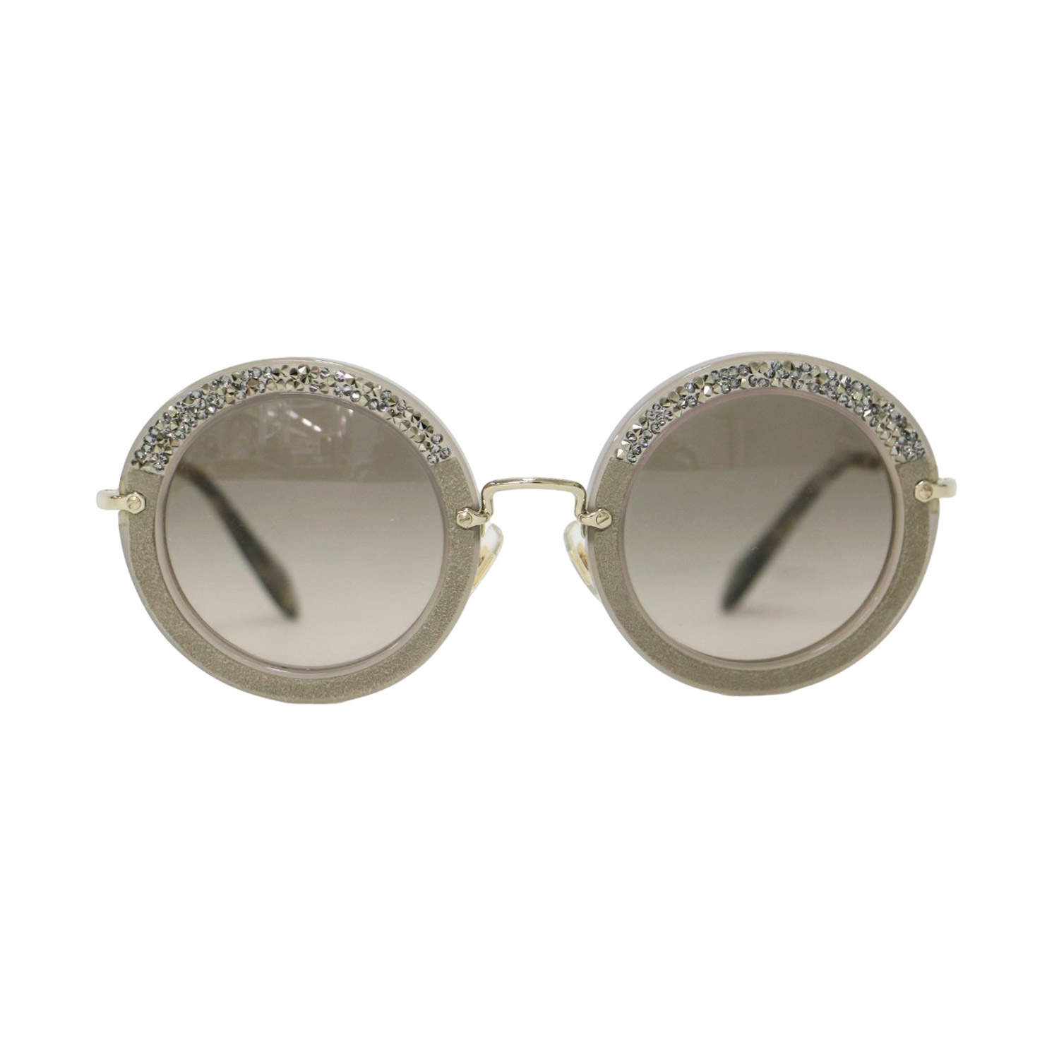 ♡ミュウミュウのリムレスサングラス　縁無しサングラス MIU MIU - 新品 miumiu ミュウミュウ MIU MIU ロゴ サングラス