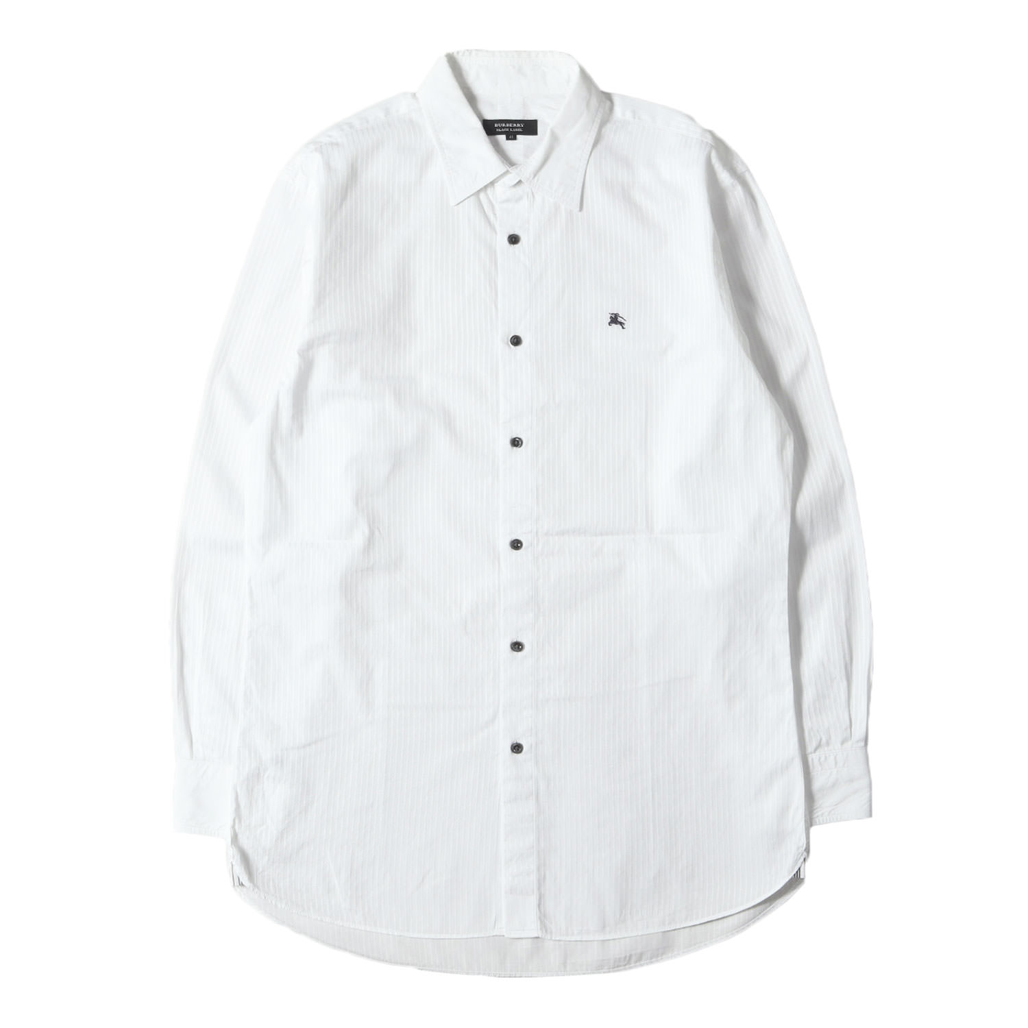 Burberry　Yシャツ　ワンポイント バーバリー BURBERRY レディース シャツ 襟付き ワンポイント