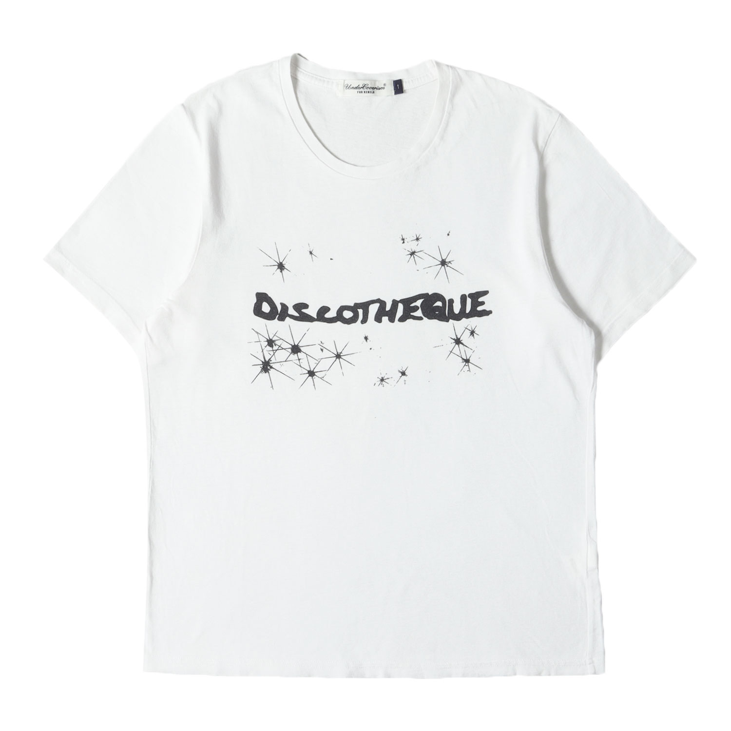 アンダーカバー　アートデビル　5分袖Tシャツ　白/L　スケシンデザイン アンダーカバー アートデビル 5分袖Tシャツ 白/L スケシンデザイン