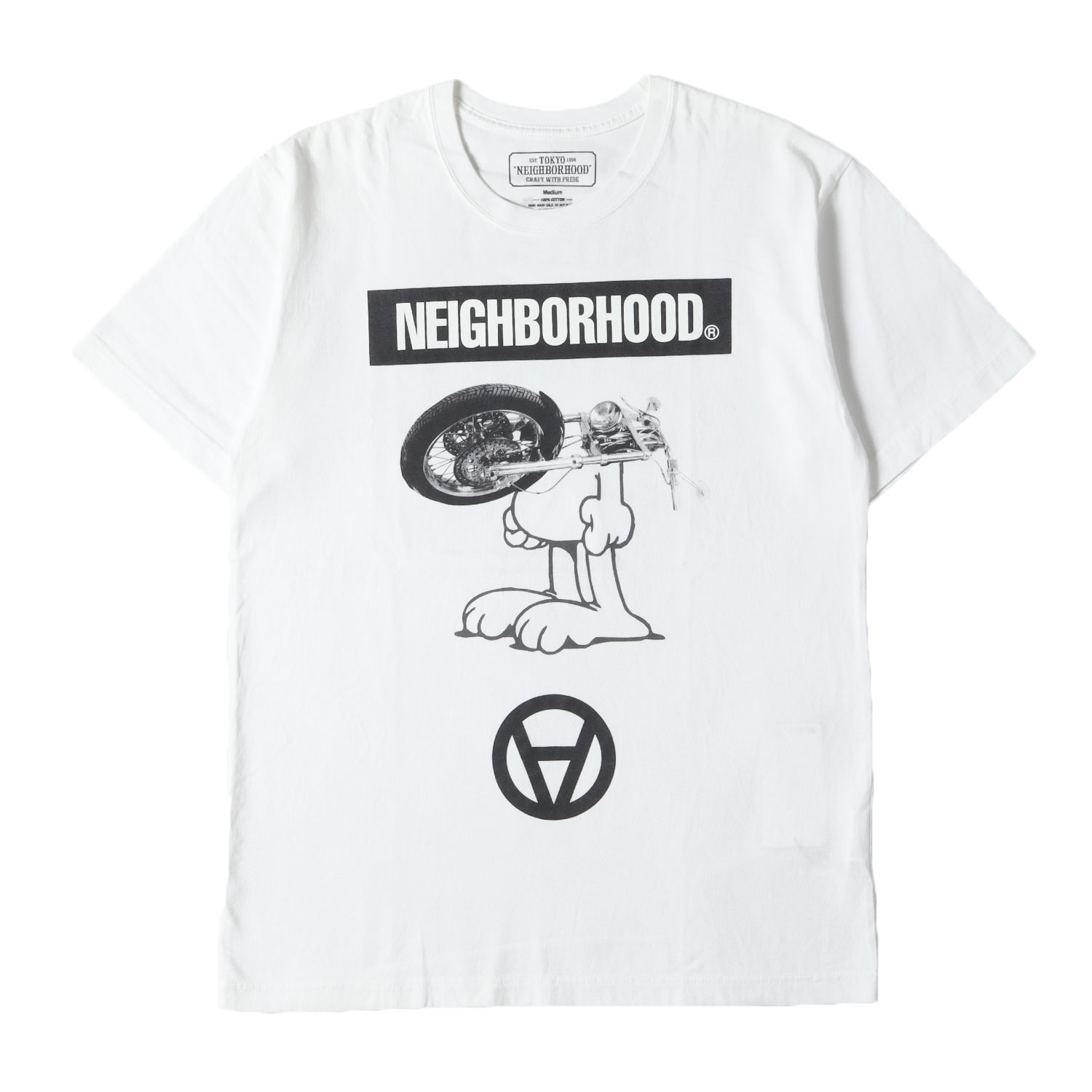 美品 ネイバーフッド×オリジナルフェイク コラボ KAWS 総柄 長袖 シャツ 美品】ネイバーフッド×KAWSカウズoriginalfake コラボシャツ M