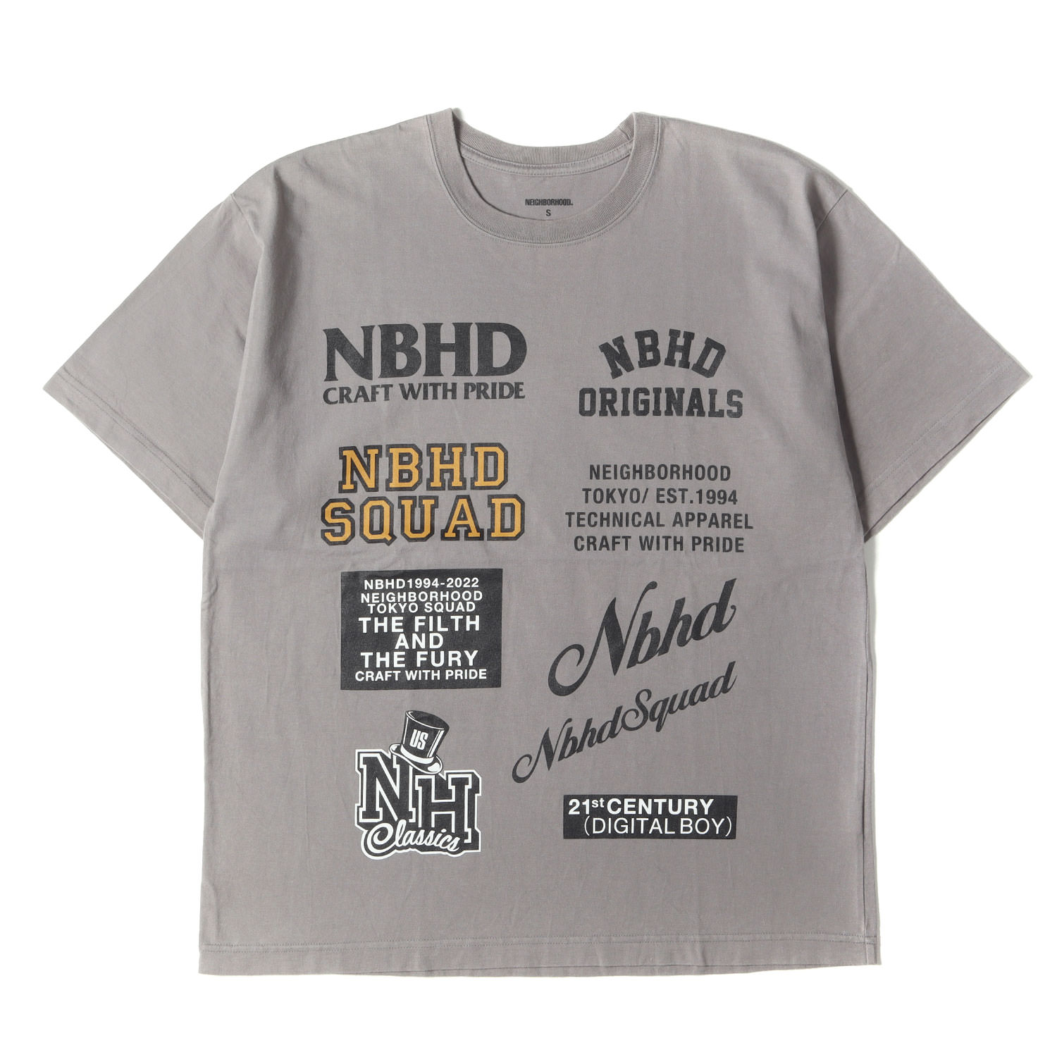 pheeny Tシャツ　グレー Palm S／S PS25―CS21 | PHEENY (Women