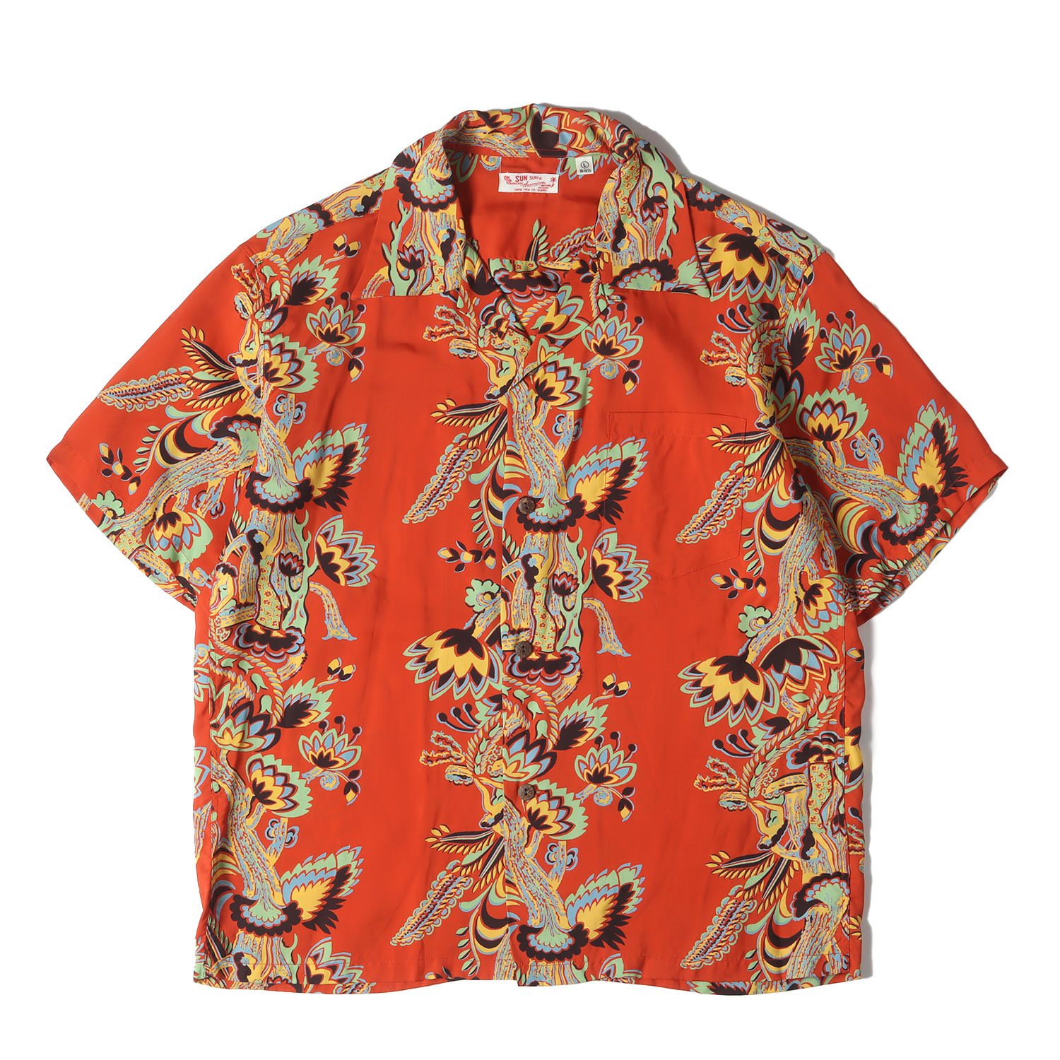 極美品 SUN SURF リーフエンジェルス トランペット アロハシャツ XXL 極美品 SUN SURF リーフエンジェルス トランペット アロハシャツ