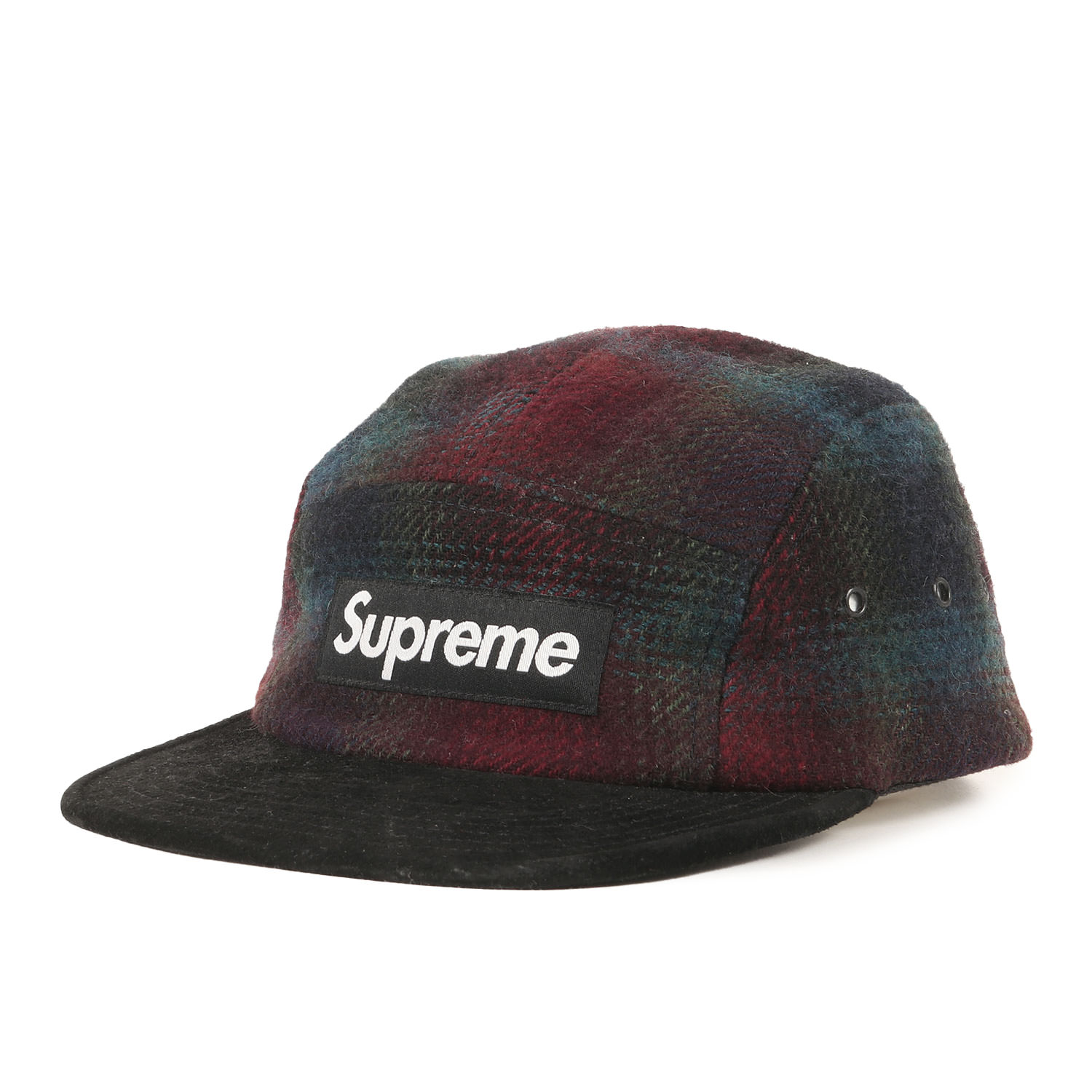Supreme ロゴプリント キャップ 黒/赤　ハリスツイード 2025年最新】Yahoo!オークション -supreme cap ハリスツイードの