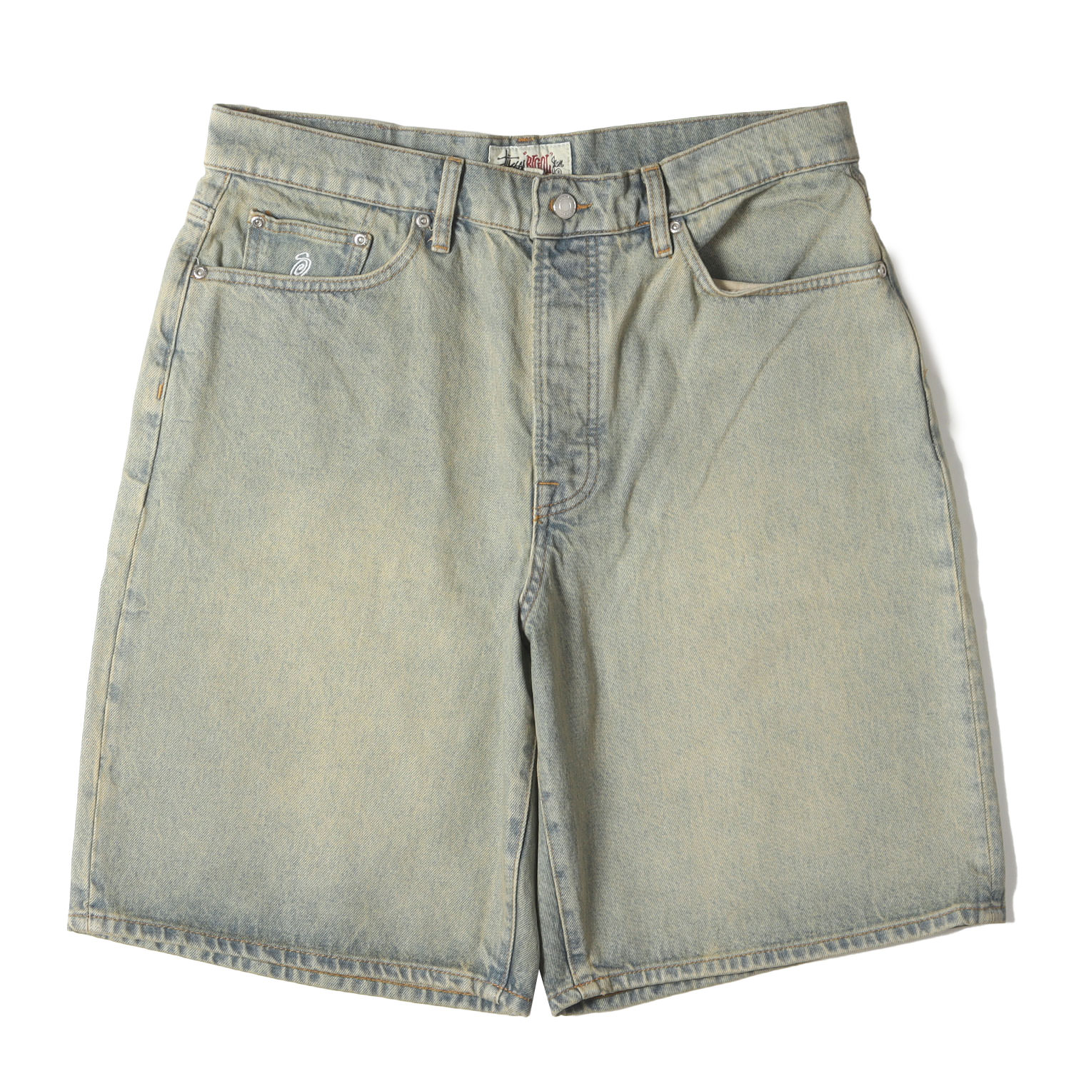 STUSSY ステューシー パンツ サイズ:32 / 24SS ヴィンテージ加工 バギー デニムショーツ (BIG OL SHORTS DENIM) / インディゴ(BEACH WASH) / ボトムス ショートパンツ【メンズ】【K4783】