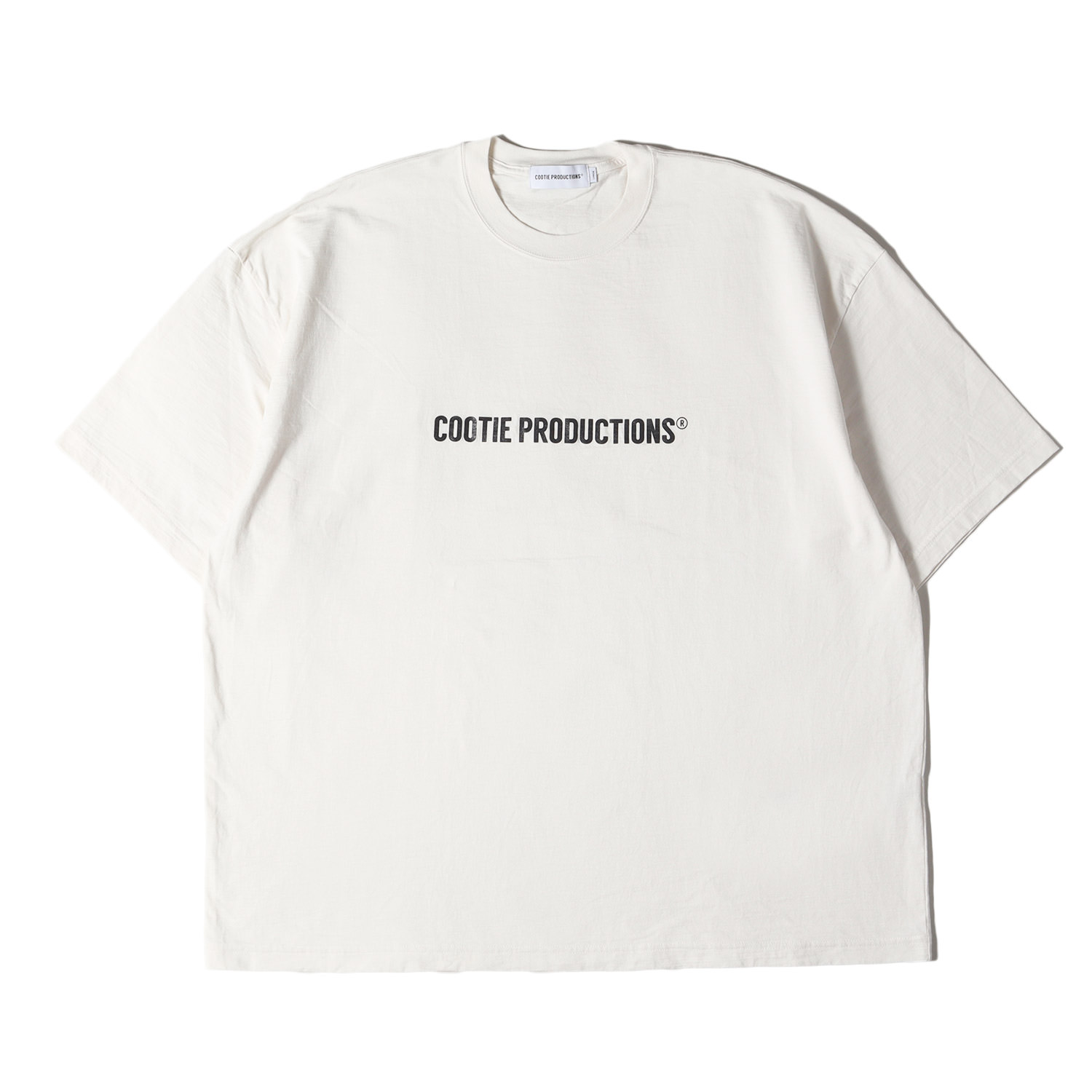 COOTIE クーティー Tシャツ サイズ:L / 25SS ブランドロゴ ワイド クルーネック Tシャツ (N/C Jersey Print S/S Tee) / オフアイボリー / トップス カットソー 半袖【メンズ】【中古】【美品】【K4777】 8,293円
