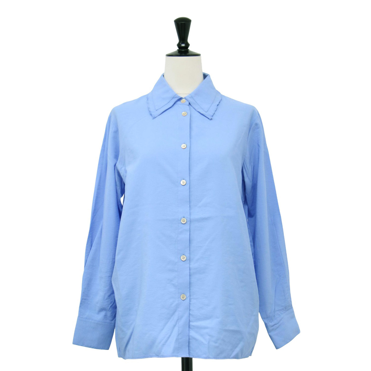 N◇セオリーリュクス/2015年SS/コットン長袖ニット/白紺38