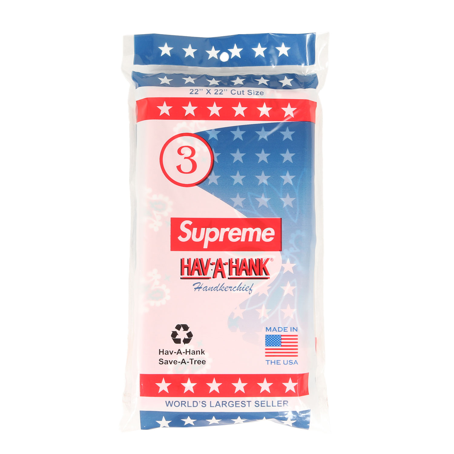 楽天市場】【並行輸入品】Supreme Hav-A-Hank Bandanas (Pack of