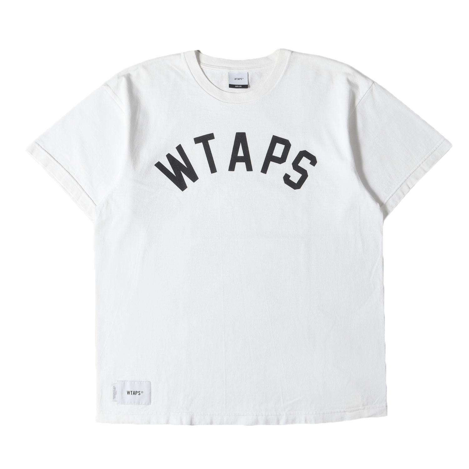 WTAPS M ホワイト オーバーサイズ Tシャツ WTAPS ダブルタップス 22SS 221ATDT-STM06S URBAN TERRITORY