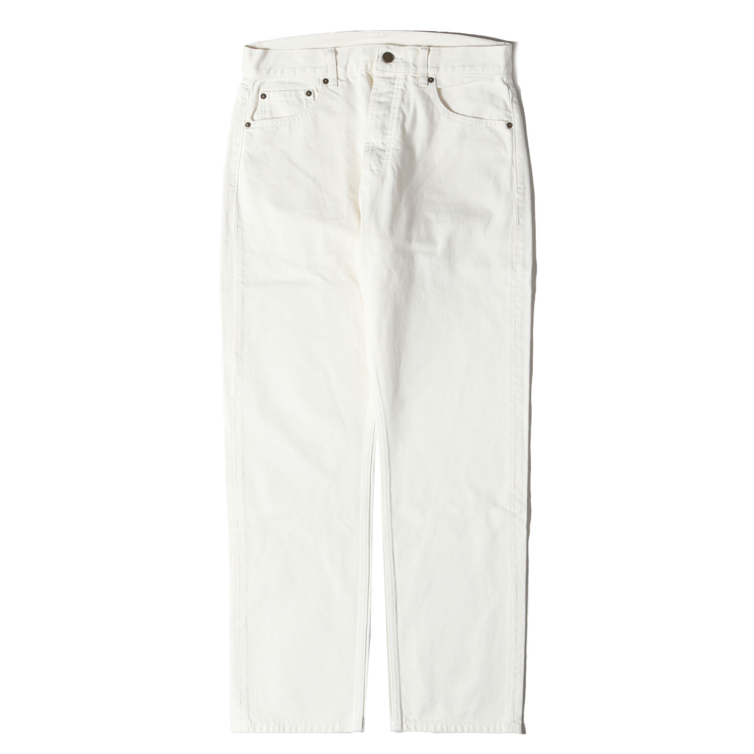 FEAR OF GOD フィアオブゴッド パンツ サイズ:30 / FOG ESSENTIALS 5ポケット ホワイト デニムパンツ/ 白 / ボトムス ジーンズ ジーパン【メンズ】【中古】【美品】【K4803】
