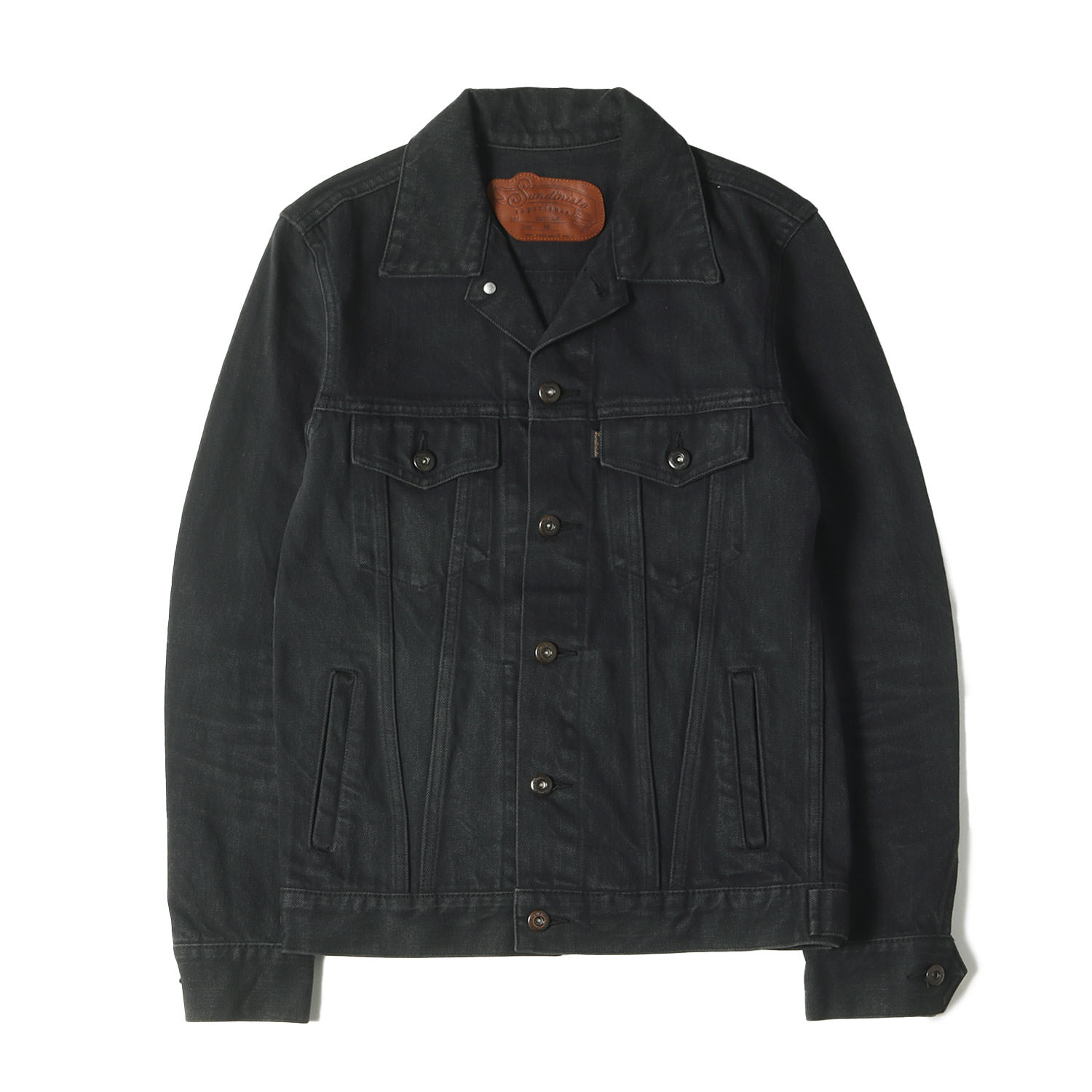 SANDINISTA StandCollar Waldes ライダースジャケット SANDINISTA Stand Collar Waldes Zip Riders Jacket,正規取扱い