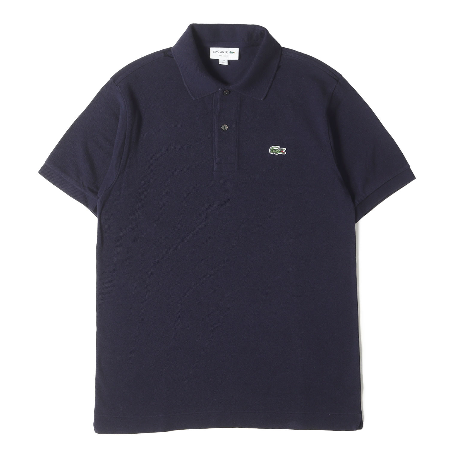 新品タグ付き！LACOSTE　ポロシャツ　サイズ4　ネイビー　ワニロゴ刺繍 LACOSTE ネイビー ポロシャツ サイズ4 - メルカリ