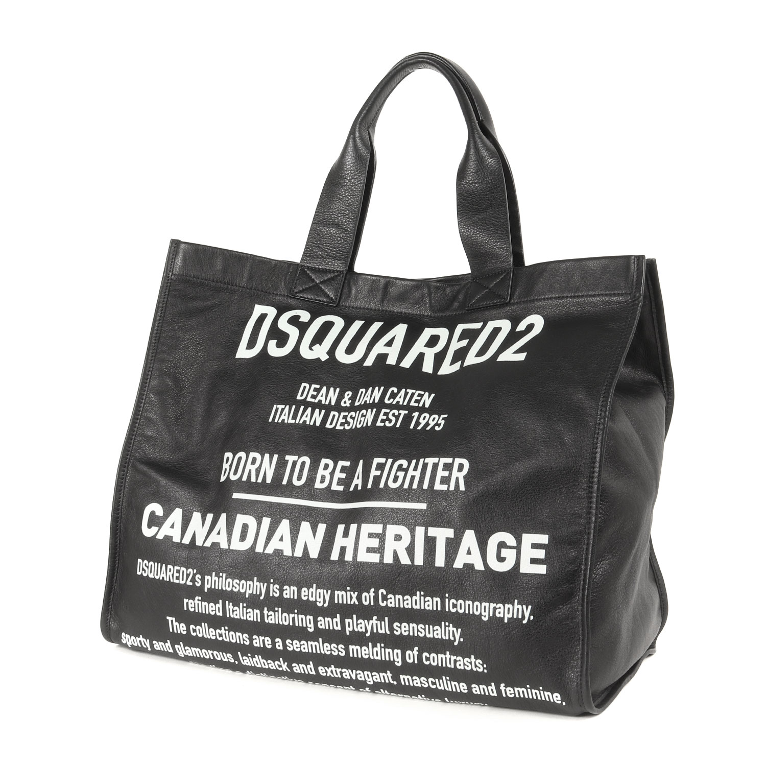 希少 美品】 DSQUARED2 レザー ボディバッグ デカロゴ 黒 白文字 希少 美品】 DSQUARED2 レザー ボディバッグ デカロゴ 黒 白文字
