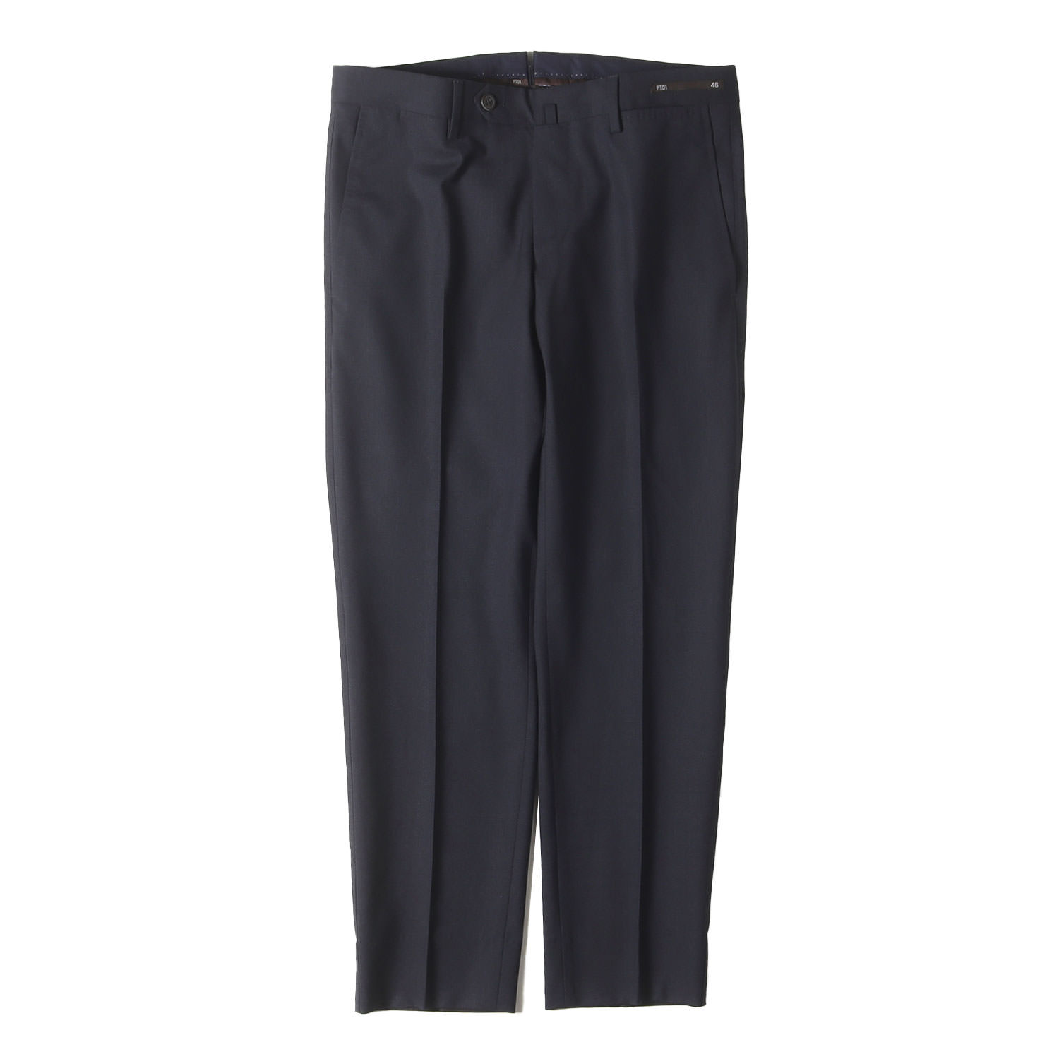 PT01 ピーティーゼロウーノ パンツ サイズ:46 / スーパースリム ストレッチウール スラックス パンツ (SUPER SLIM FIT) / ネイビー 紺 / ボトムス ズボン【メンズ】【中古】【美品】【K4777】