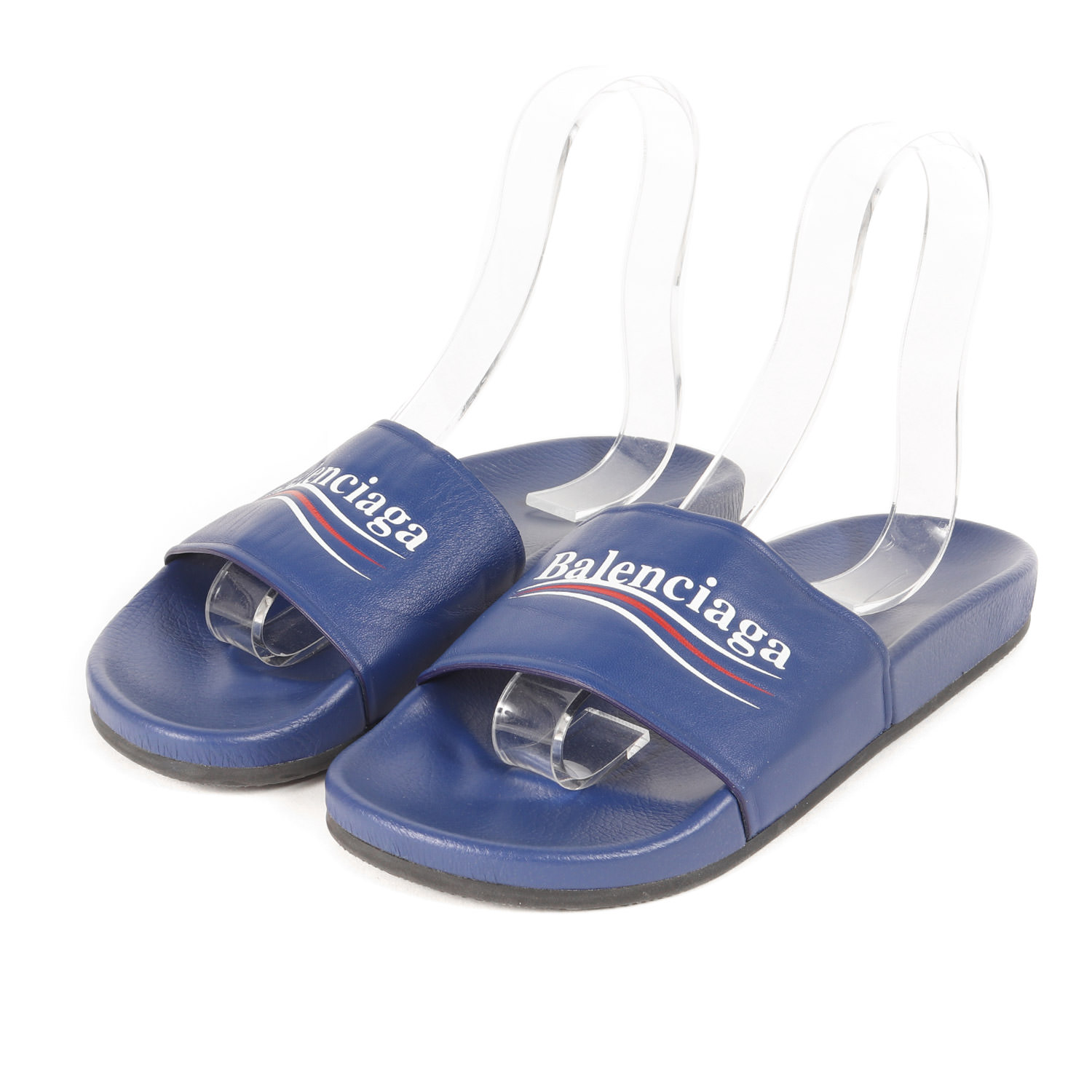 楽天市場】BALENCIAGA【バレンシアガ】POOL SLIDE RUBB LOGO SANDALS