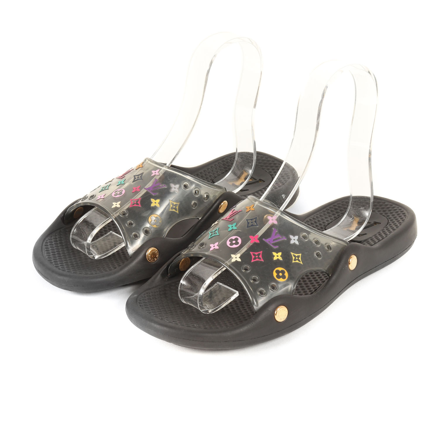 Louis Vuitton ビーチサンダル ネイビー/レッド 楽天市場】【未使用品】LOUIS VUITTON ルイ ヴィトン モノグラム