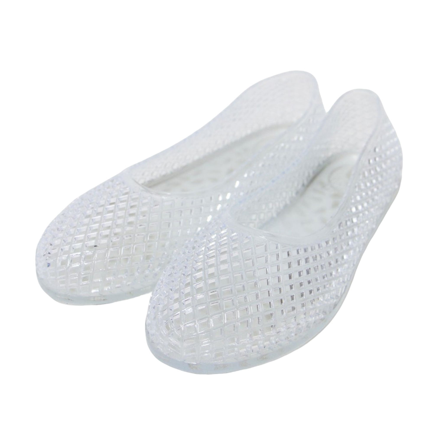 ANCIENT GREEK SANDALS アンシエント グリーク サンダルズ シューズ クリア サイズ:37(23.5cm) / 25春夏 ジェリー フラットシューズ / IRO JELLY CLEAR / パンプス ラウンドトゥ / ブランド 靴【レディース】【中古】【K4780】