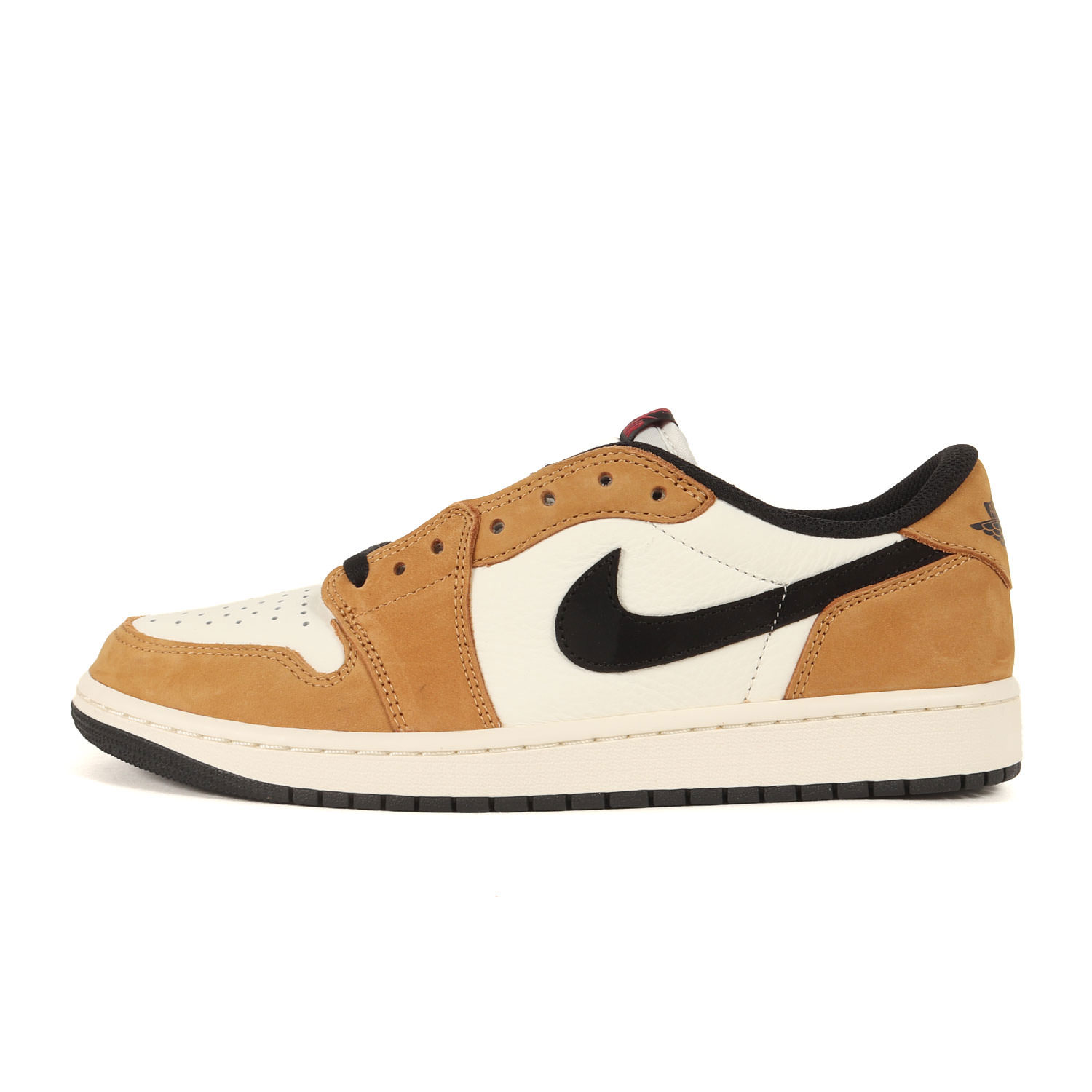 NIKE ナイキ サイズ:US9.5(27.5cm) | AIR JORDAN 1 RETRO LOW OG ROOKIE OF THE YEAR (CZ0790-107) | エアジョーダン1 レトロ ロー | セイル ブラック ゴールデンハーヴヴェスト | ローカット スニーカー シューズ 靴【メンズ】【K4777】