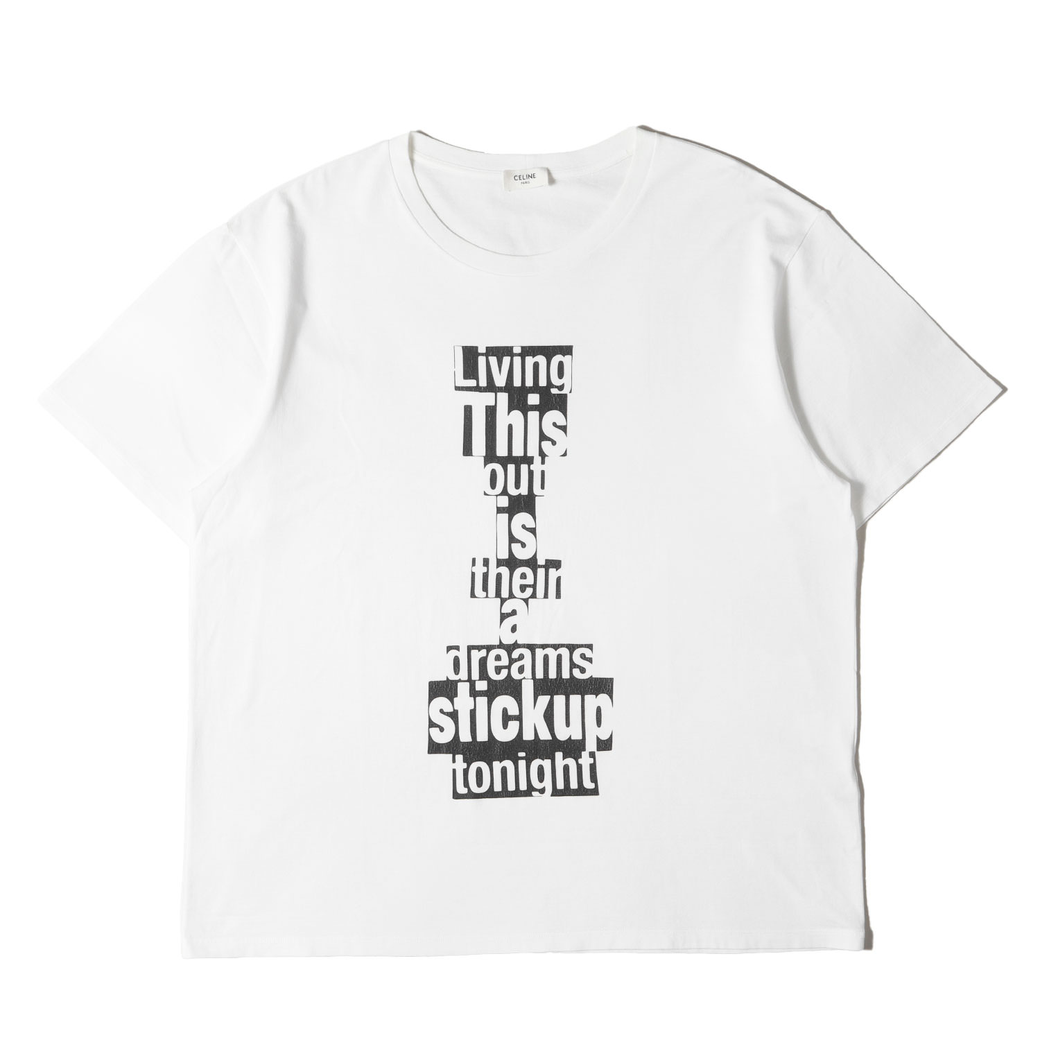 CELINE バイエディスリマン チェッカースタッズロゴ　Tシャツ Lサイズ 楽天市場】CELINE セリーヌ Tシャツ サイズ:L 21SS スタッズ
