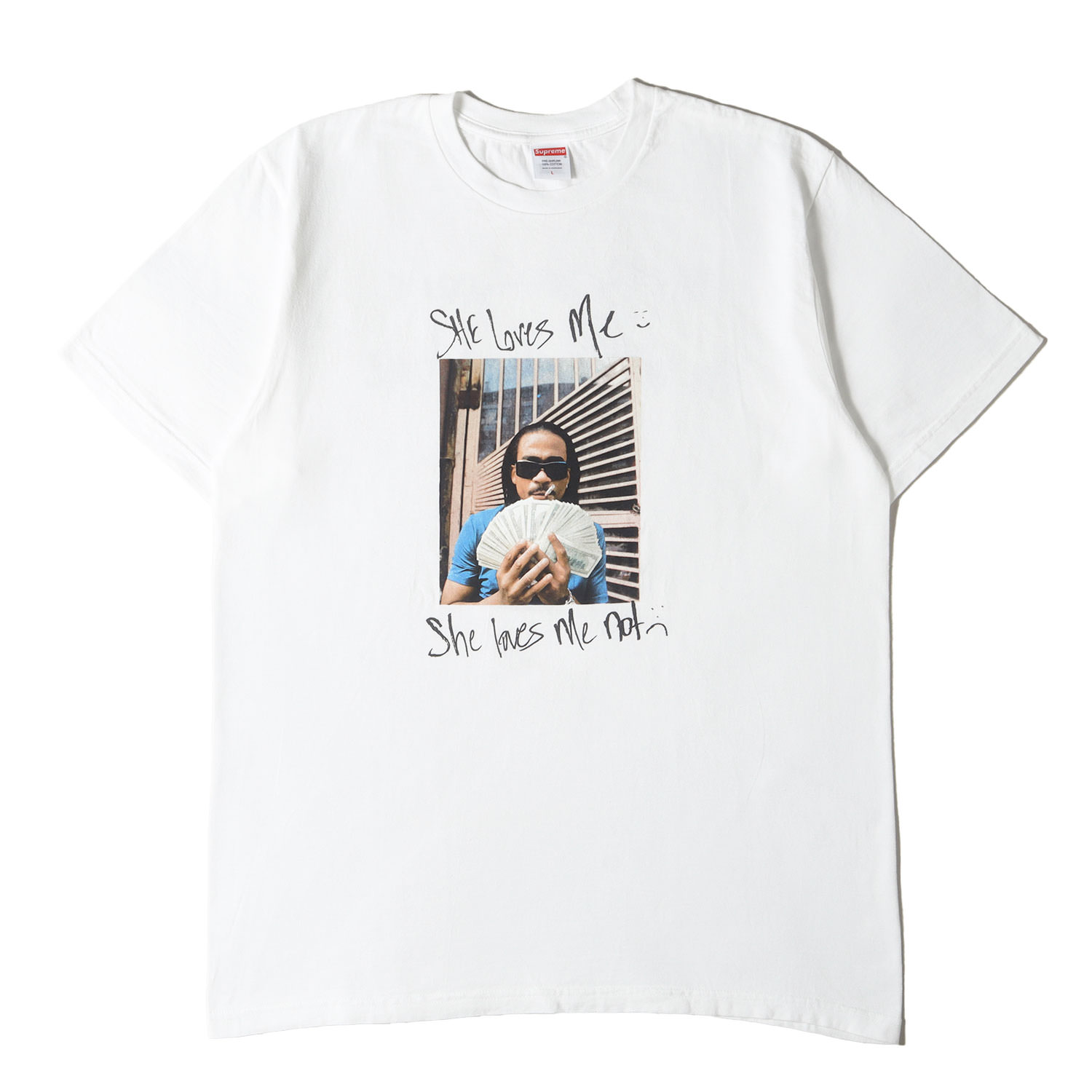 Supreme シュプリーム ティーシャツ 白いこと 白 大きさ:L | 25SS マックス B 映し絵 労働者の一団のど首 ティーシャツ (Max B Tee) | トップス カットソー 半袖【メンズ】【中古】【美品】【K4746】