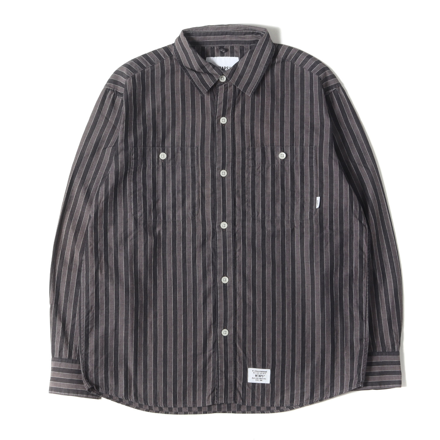 wtaps /ダブルタップス/23ss デニムシャツ 4 XL 黒 ブラック WTAPS ダブルタップス 23AW BD 04/LS/COTTON.DENIM 232BRDT