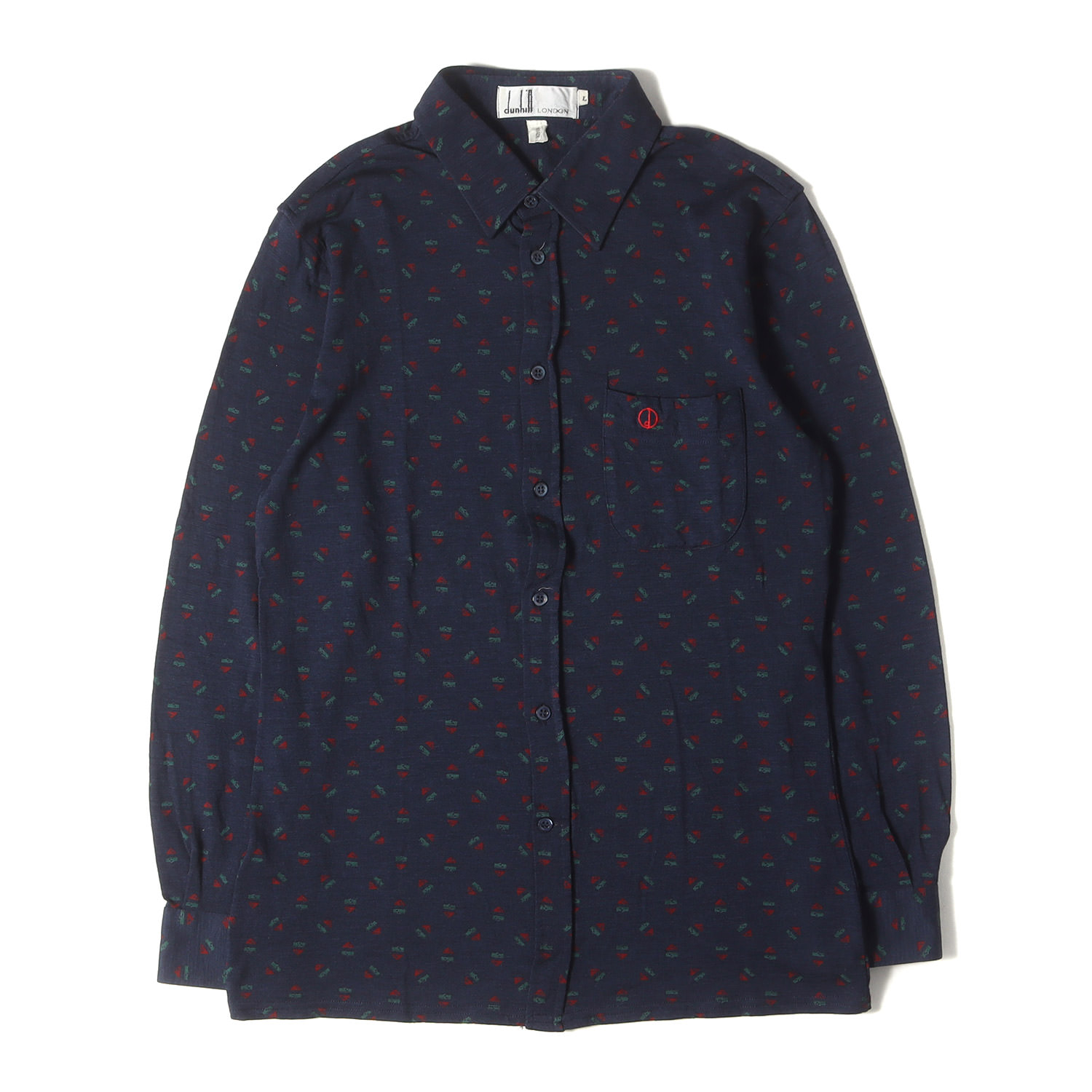 新品 ダンヒル dunhill ジップ シャツ クラシック ロゴ ストライプ 楽天市場】dunhill ダンヒル シャツ サイズ:S 近年モデル 総柄 シルク