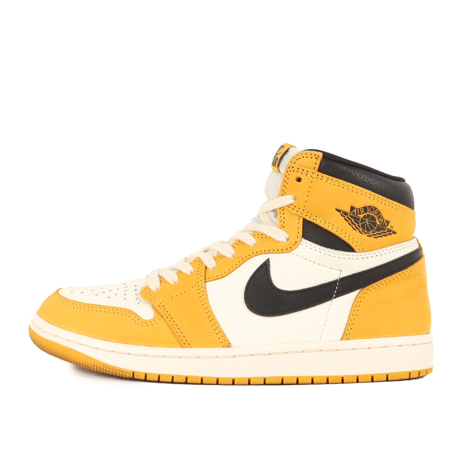 ナイキ エアジョーダン ハイカット イエロー ナイキ NIKE エアジョーダン1 ミッド スニーカー メンズ AIR
