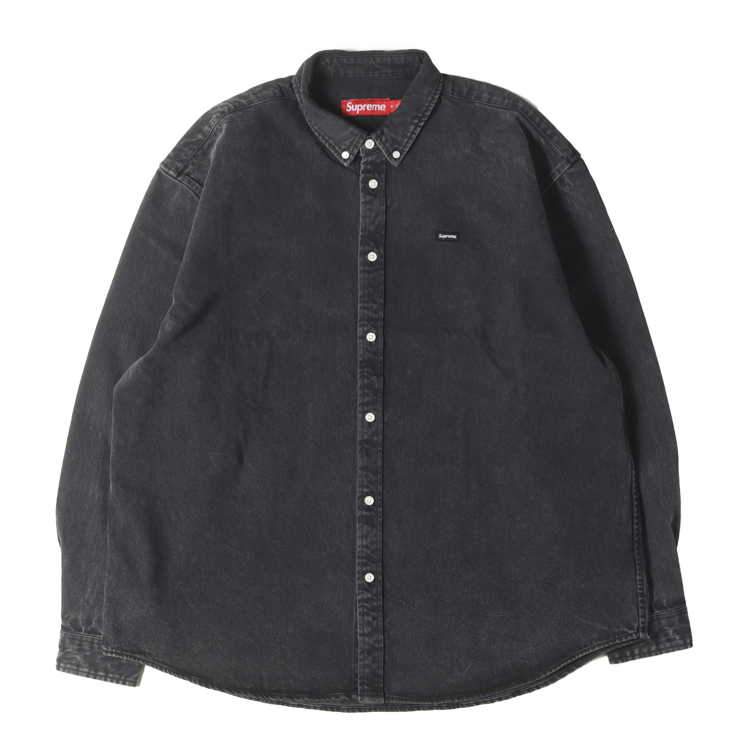 シュプリーム　刺繍クラシックロゴ　ブラックデニムシャツ　Mサイズ　supreme 楽天市場】【送料無料】【楽ギフ_包装】【メンズ シャツ・デニム