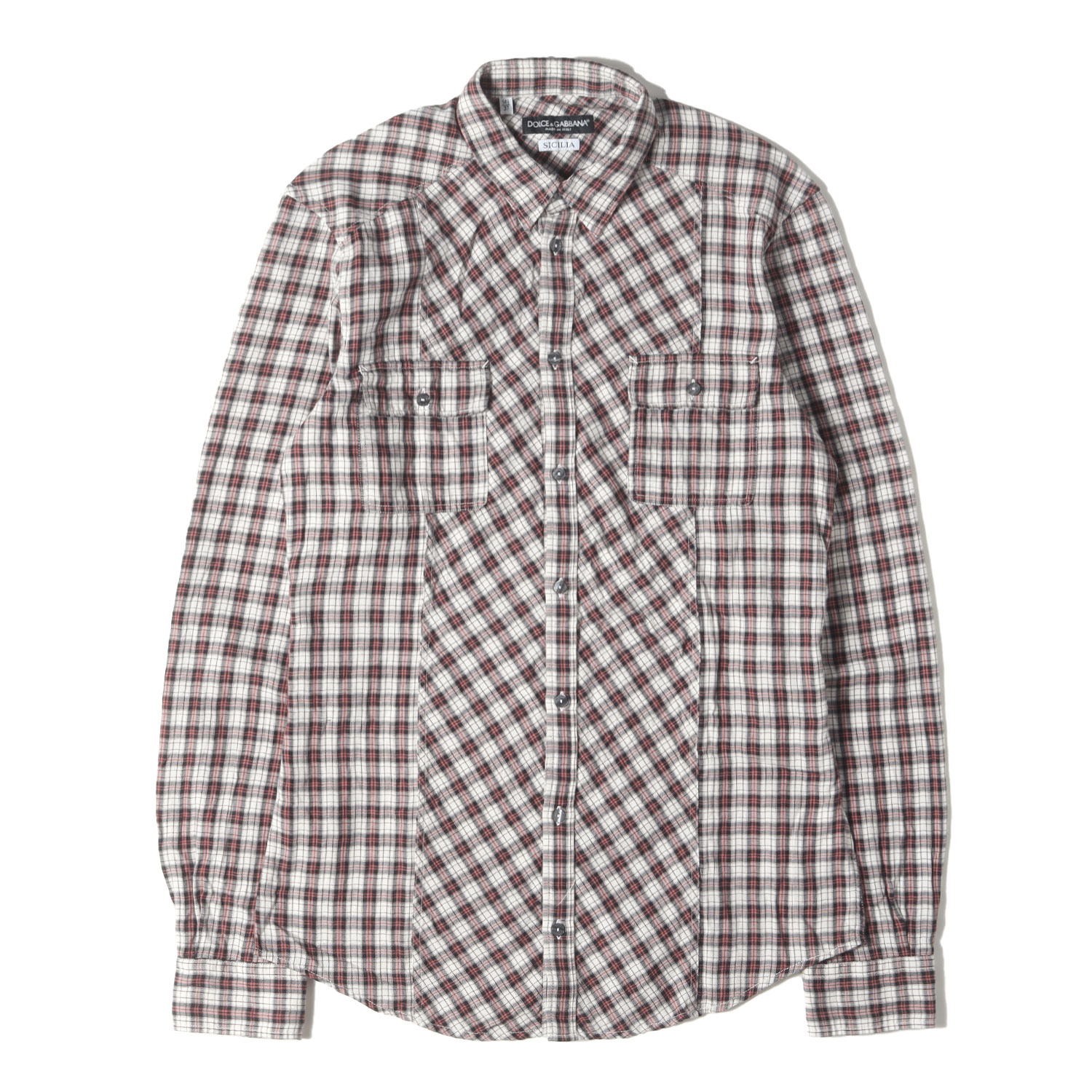 楽天市場】DOLCE&GABBANA ドルチェ&ガッバーナ シャツ サイズ:38(15