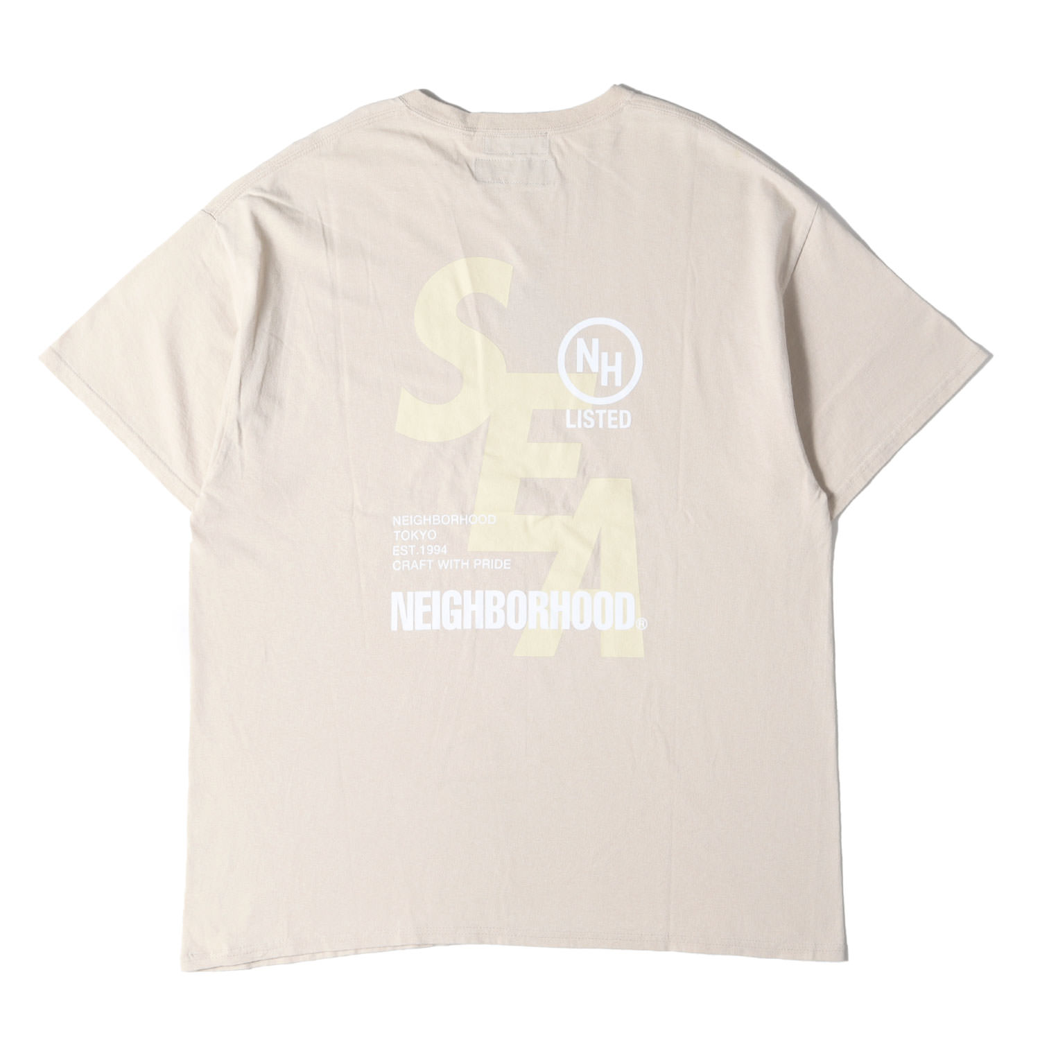 NEIGHBORHOOD Tシャツ NEIGHBORHOOD t-shirt Tee SS-2 men's white color with a print