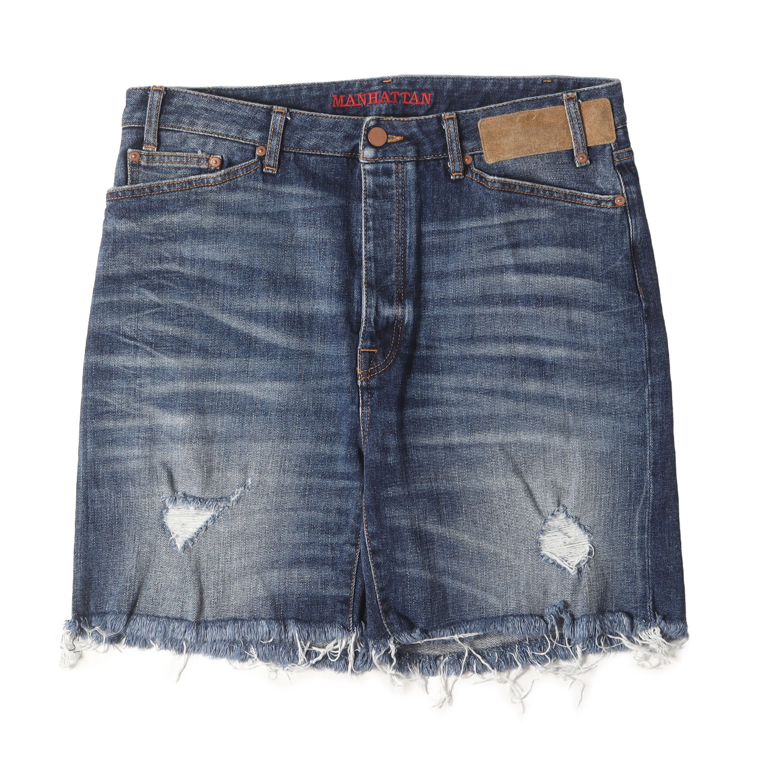 Palm Angels パーム エンジェルス パンツ インディゴ サイズ:33 | 22SS クラッシュ加工 カットオフ ストレッチ デニムショーツ | イタリア製 | ボトムス ショートパンツ【メンズ】【中古】【美品】【K4777】 17,835円