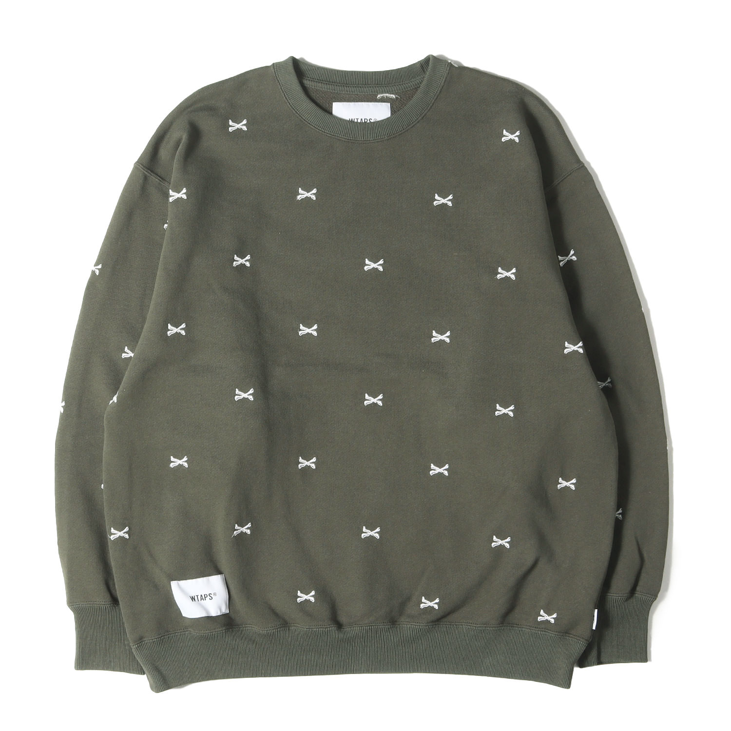 WTAPS BLANK SWEATER ブルー　スウェットコットン WTAPS BLANK SWEATER ブルー スウェットコットン WTAPS BLANK