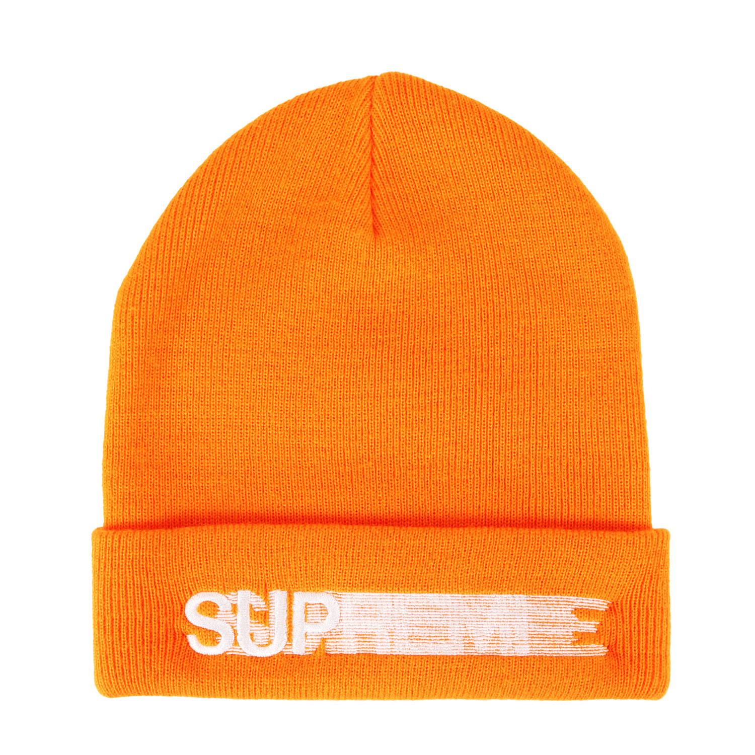 Supreme シュプリーム ビーニー オレンジ サイズ:FREE | 23SS モーションロゴ ビーニー (Motion Logo Beanie) | ブランド 帽子 ニットキャップ【メンズ】【中古】【美品】【K4858】｜ブランド古着のBEEGLE by Boo-Bee
