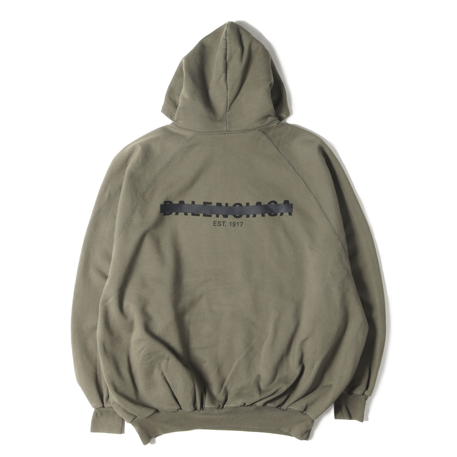BALENCIAGA ベージュ フード付きパーカー 楽天市場】【中古】BALENCIAGAプリントジップパーカー 767857