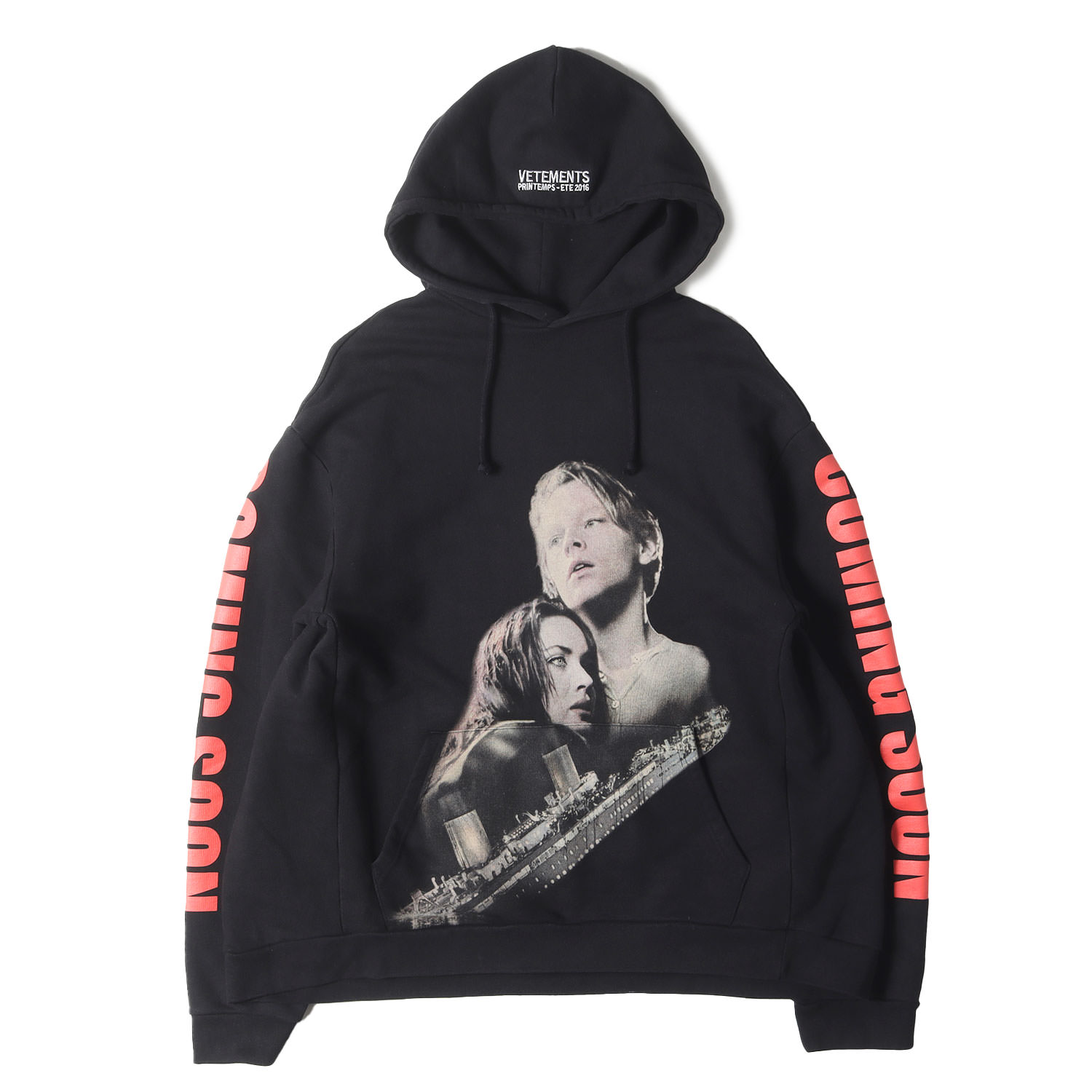 新品 VETEMENTS ラムシュタイン パーカー HOODIE VETEMENTS ヴェトモン 17AW RAMMSTEIN Hoodie MAH18TR29