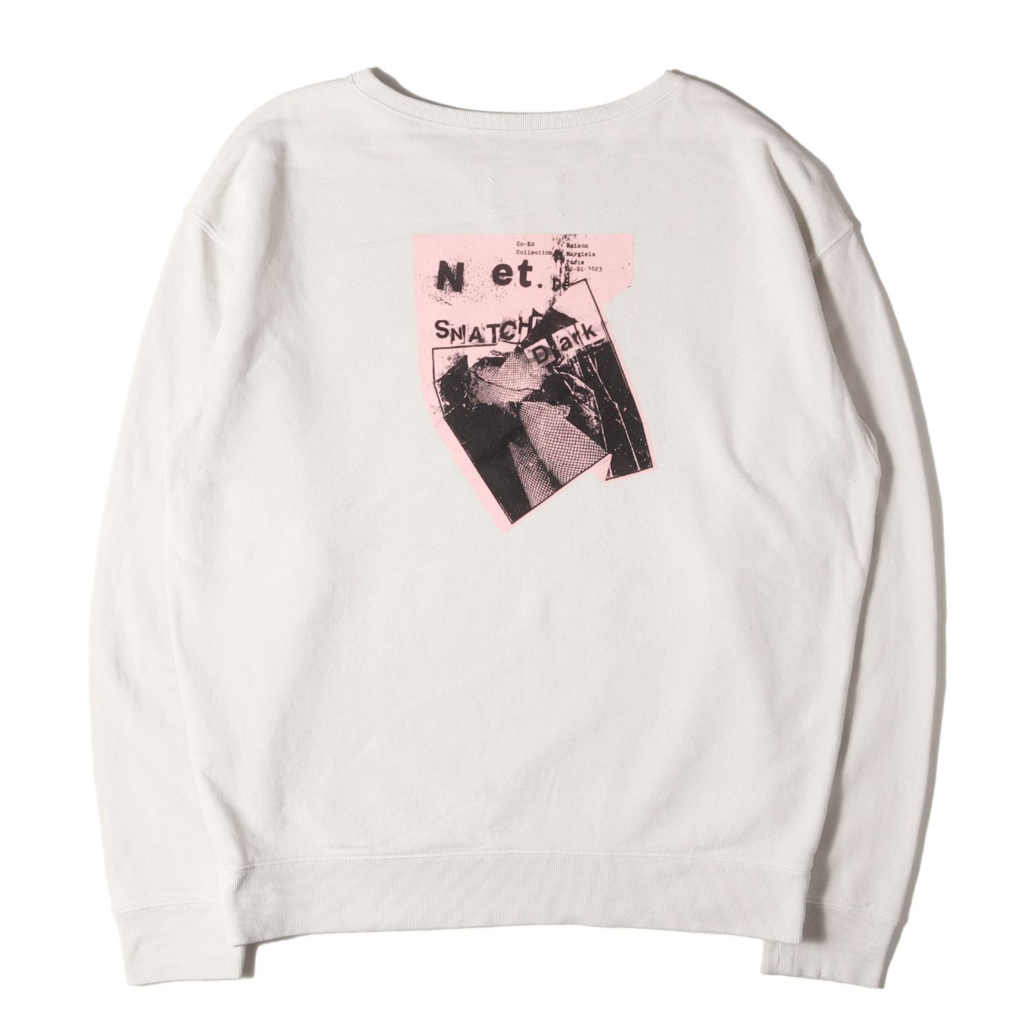 Maison Martin Margiela メゾンマルタンマルジェラ 汗水 点火装置ベージュ 大きさ:XXS | 24SS うしろ側刷り上げる 猪牙のど首 トレーナー (S50GU0222 S25570) | トップス 調教師【メンズ】【中古】【K4842】